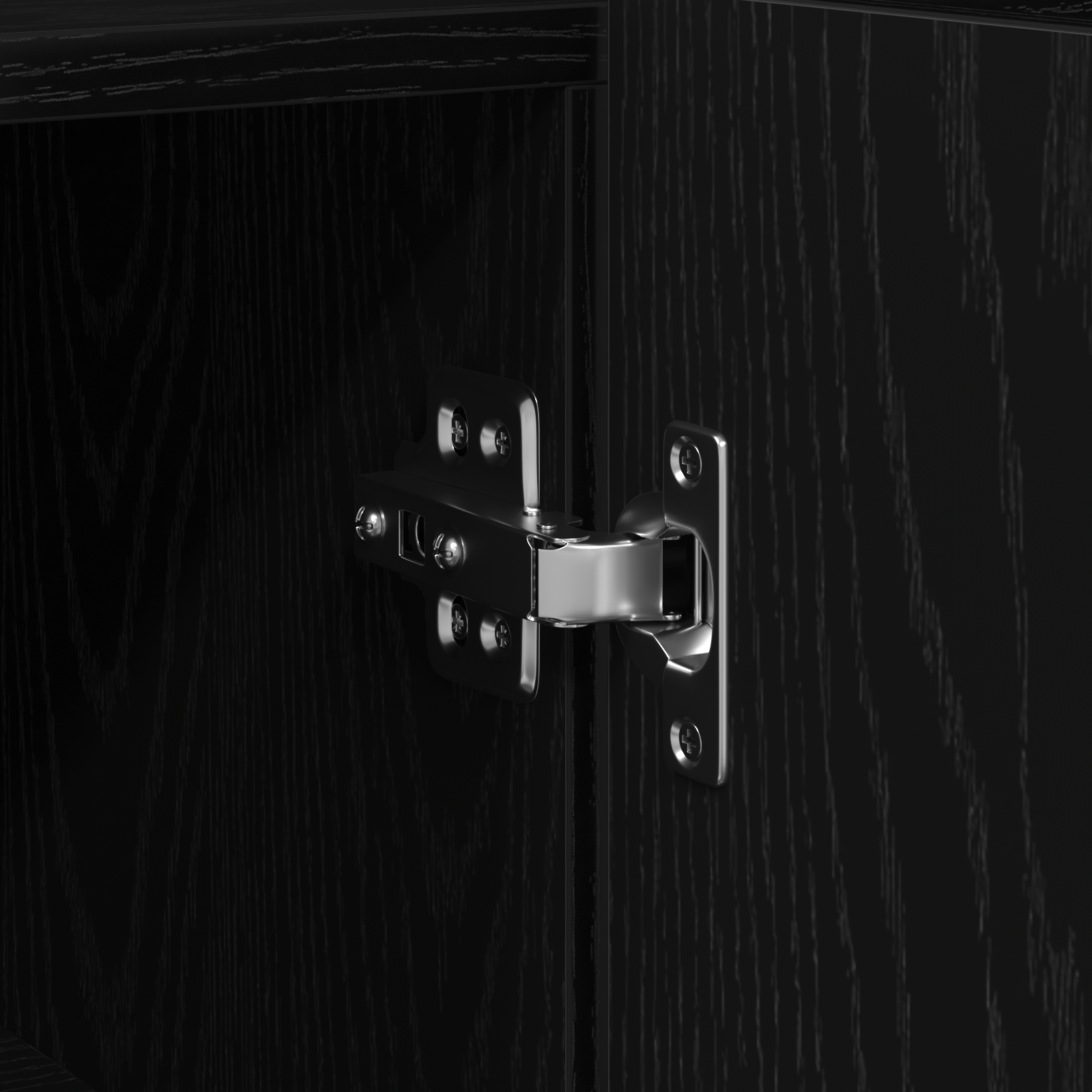 Sideboard Black oak Engineered wood 116 x 30 x 75 cm - Image 10