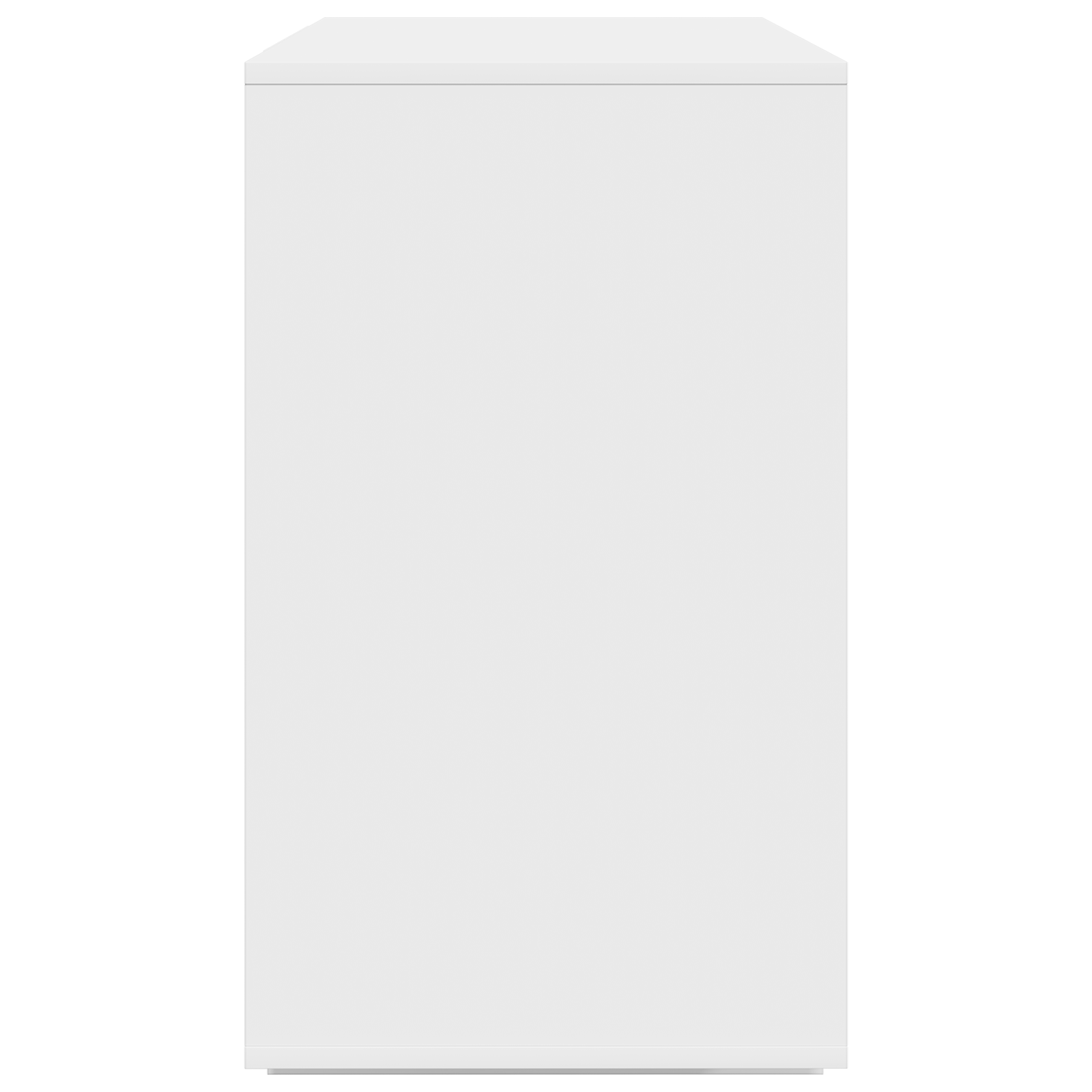 White Sideboard White Wood 135 x 41 x 75 cm White Sideboard - Image 7