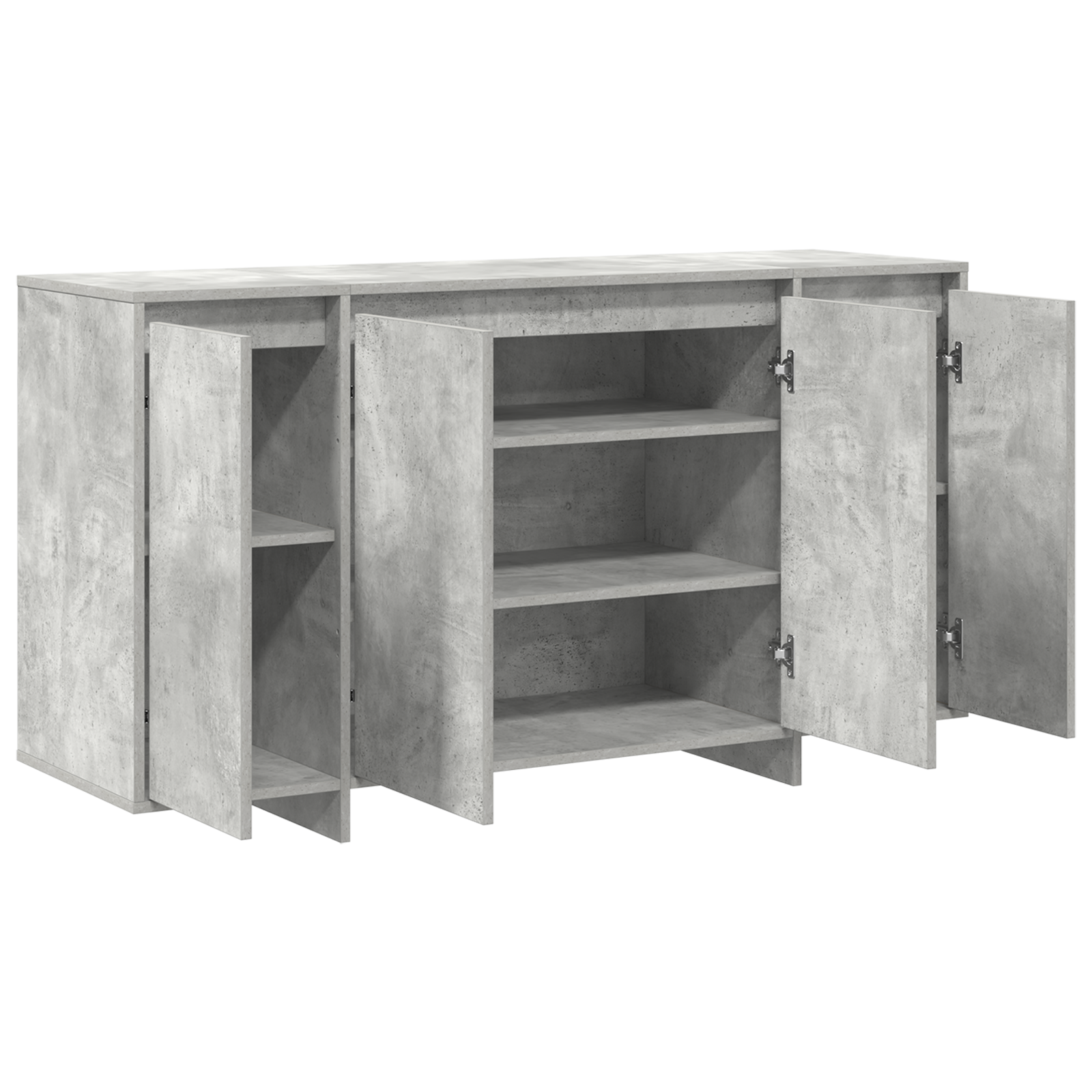Concrete Grey Sideboard Concrete grey Engineered wood - Image 5