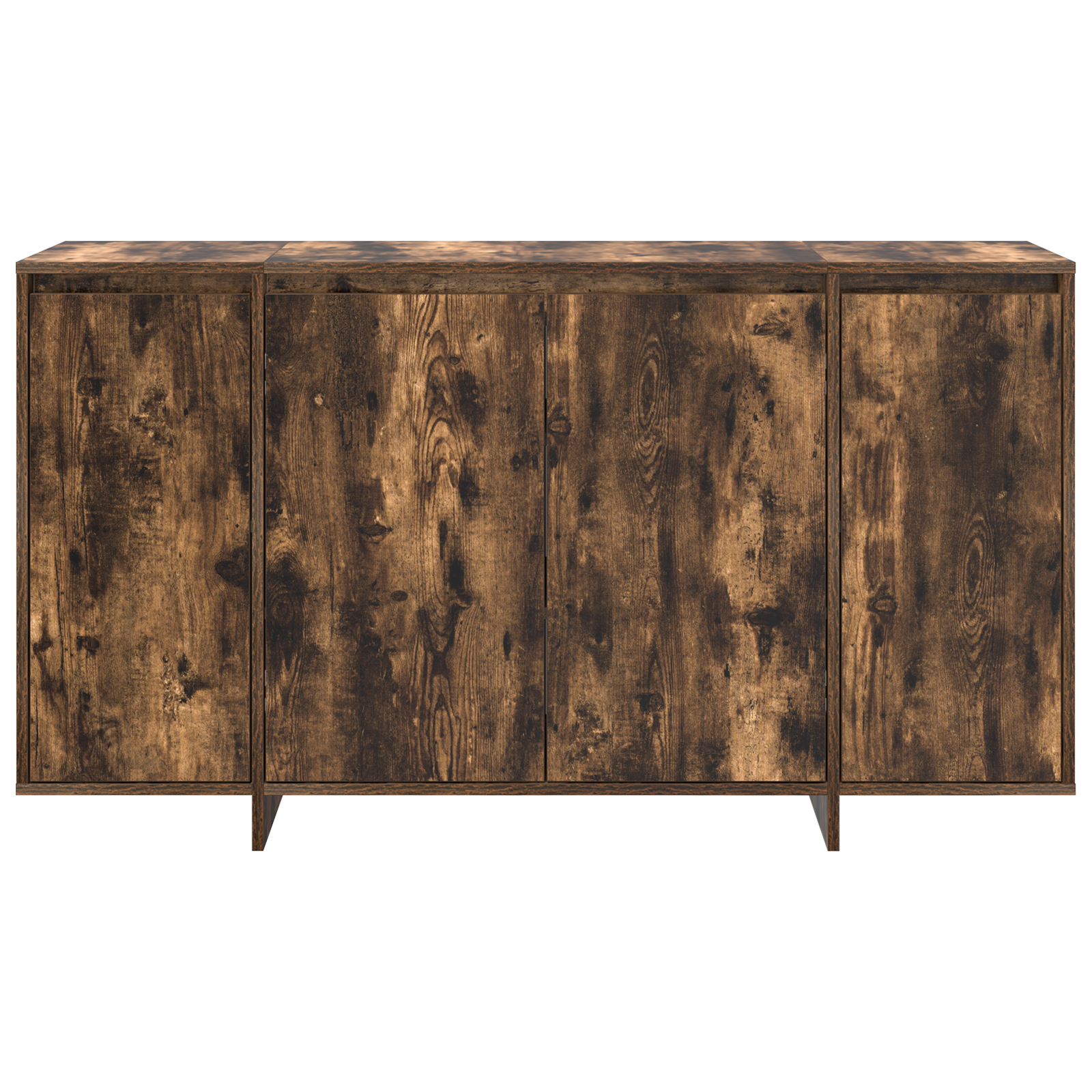 Smoked Oak Sideboard Smoked oak Wood 135 x 41 x 75 cm Storage - Image 6