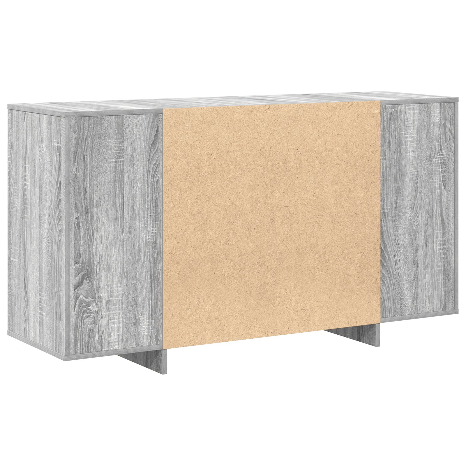 Grey Sideboard Grey sonoma Engineered wood 135 x 41 x 75 cm - Image 8