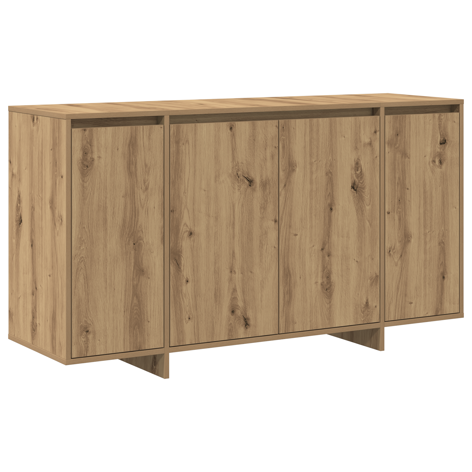 Oak Sideboard Artisan Oak Wood Composite 135 x 41 x 75 cm - Image 2