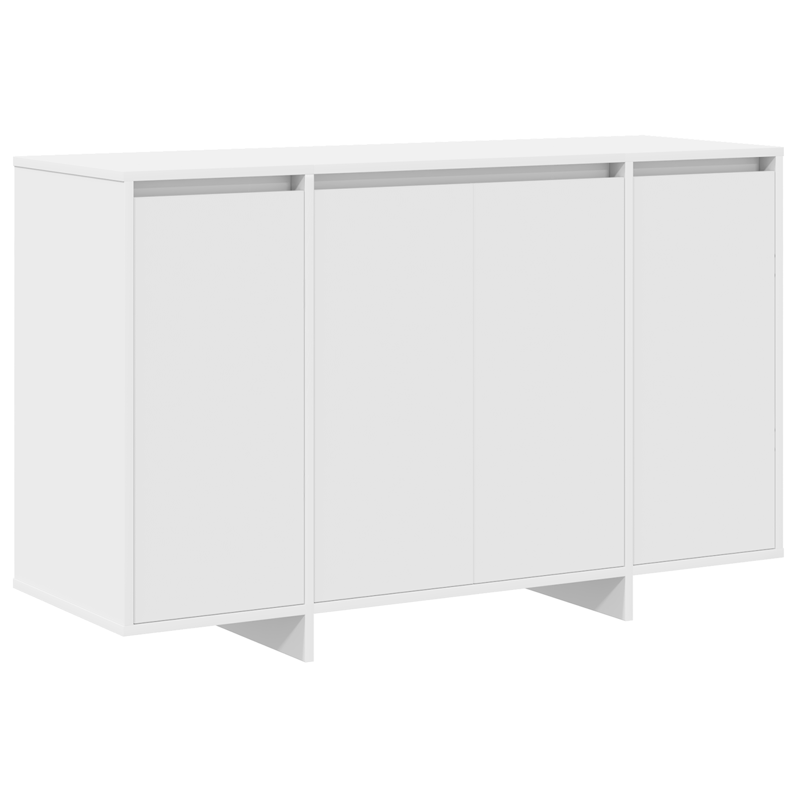White Sideboard White Engineered Wood 120 x 41 x 75 cm - Image 2