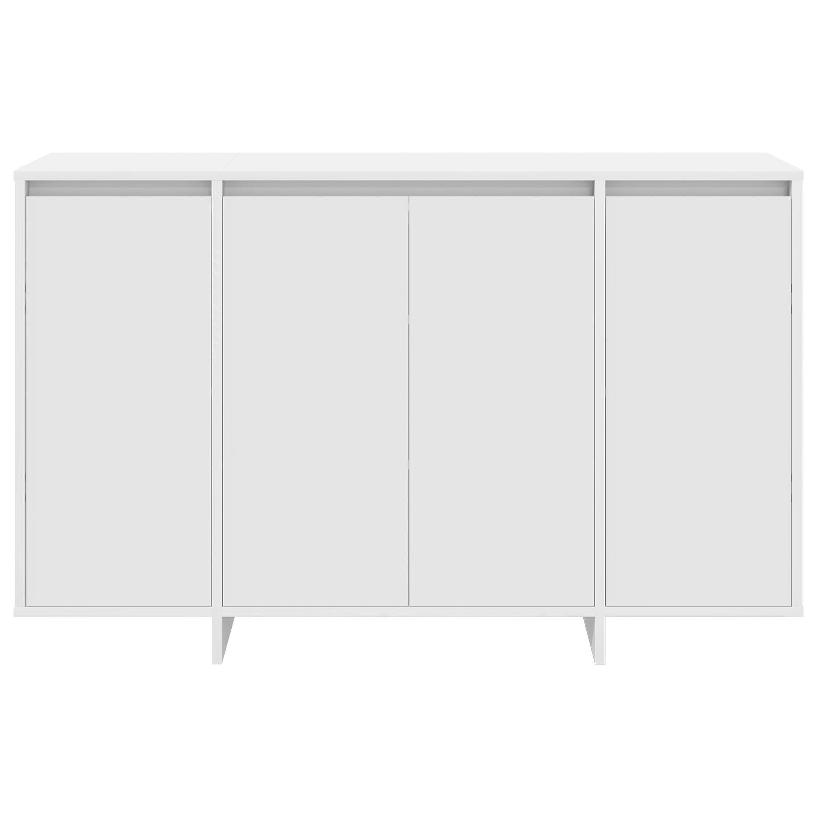 White Sideboard White Engineered Wood 120 x 41 x 75 cm - Image 6