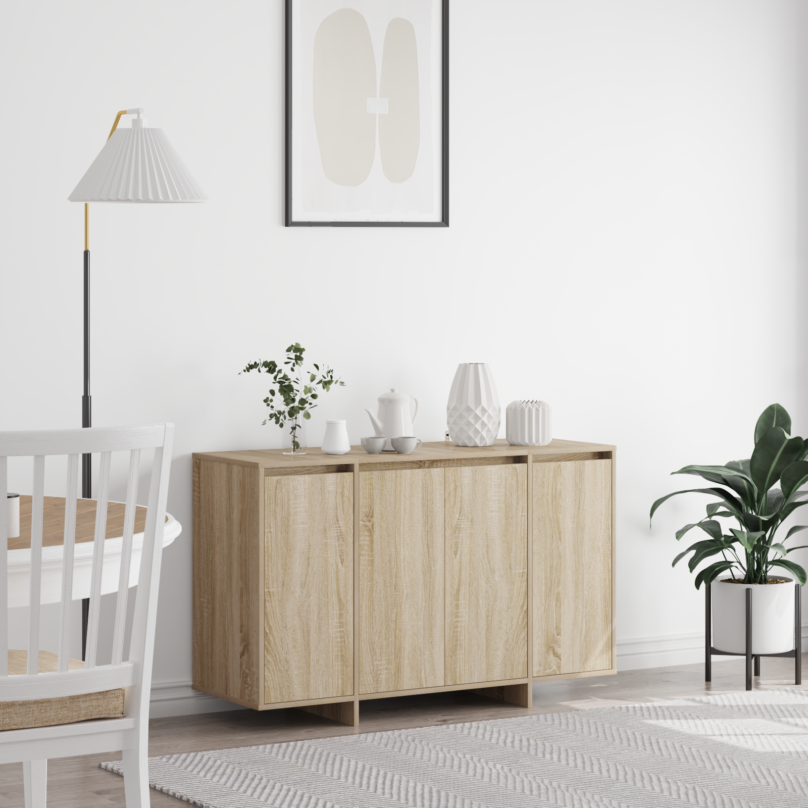 Sonoma Oak Sideboard Sonoma oak Engineered wood 120 x 41 x 75 cm