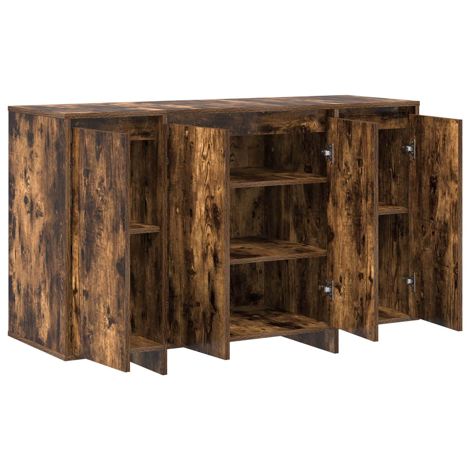 Smoked Oak Sideboard Smoked Oak Engineered Wood 120 x 41 x 75 cm - Image 5