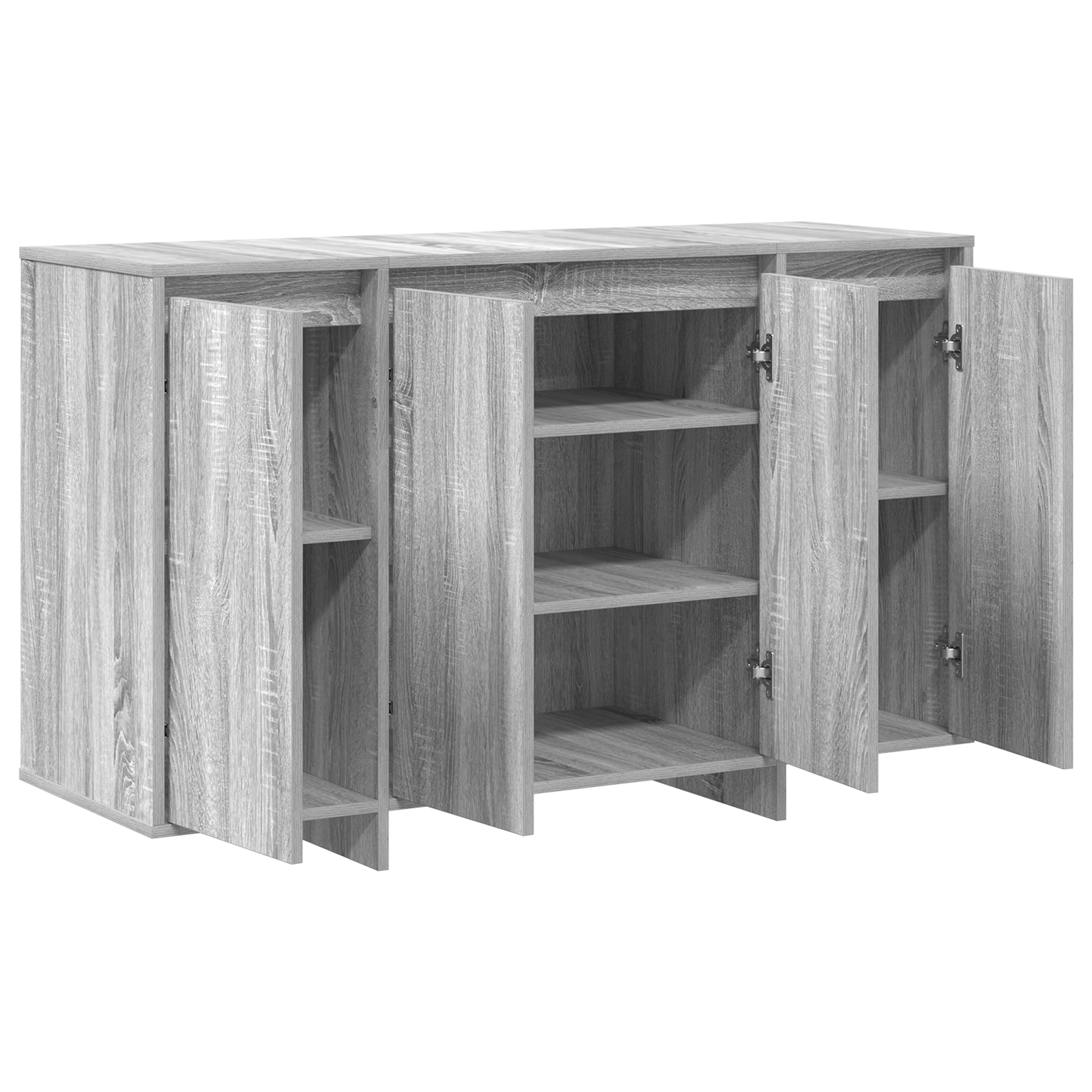 Sideboard Grey sonoma Engineered wood 120 x 41 x 75 cm - Image 5