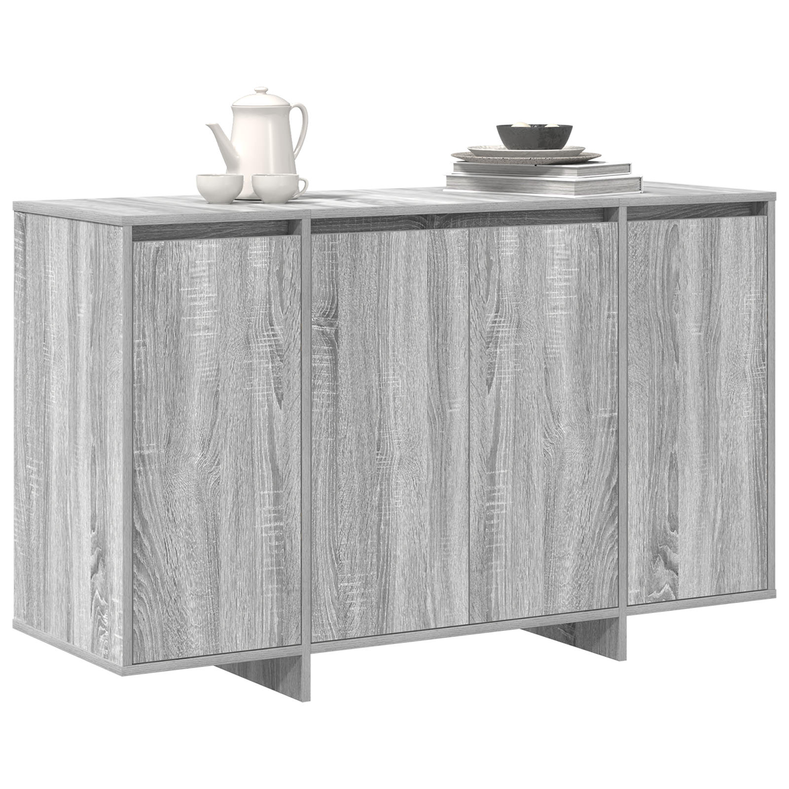Sideboard Grey sonoma Engineered wood 120 x 41 x 75 cm - Image 3