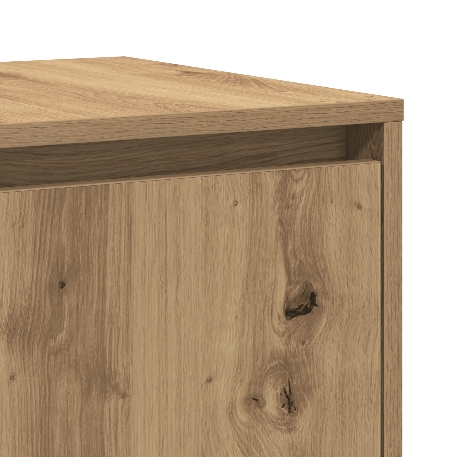 Oak Sideboard Artisan oak Engineered wood 120 x 41 x 75 cm - Image 9