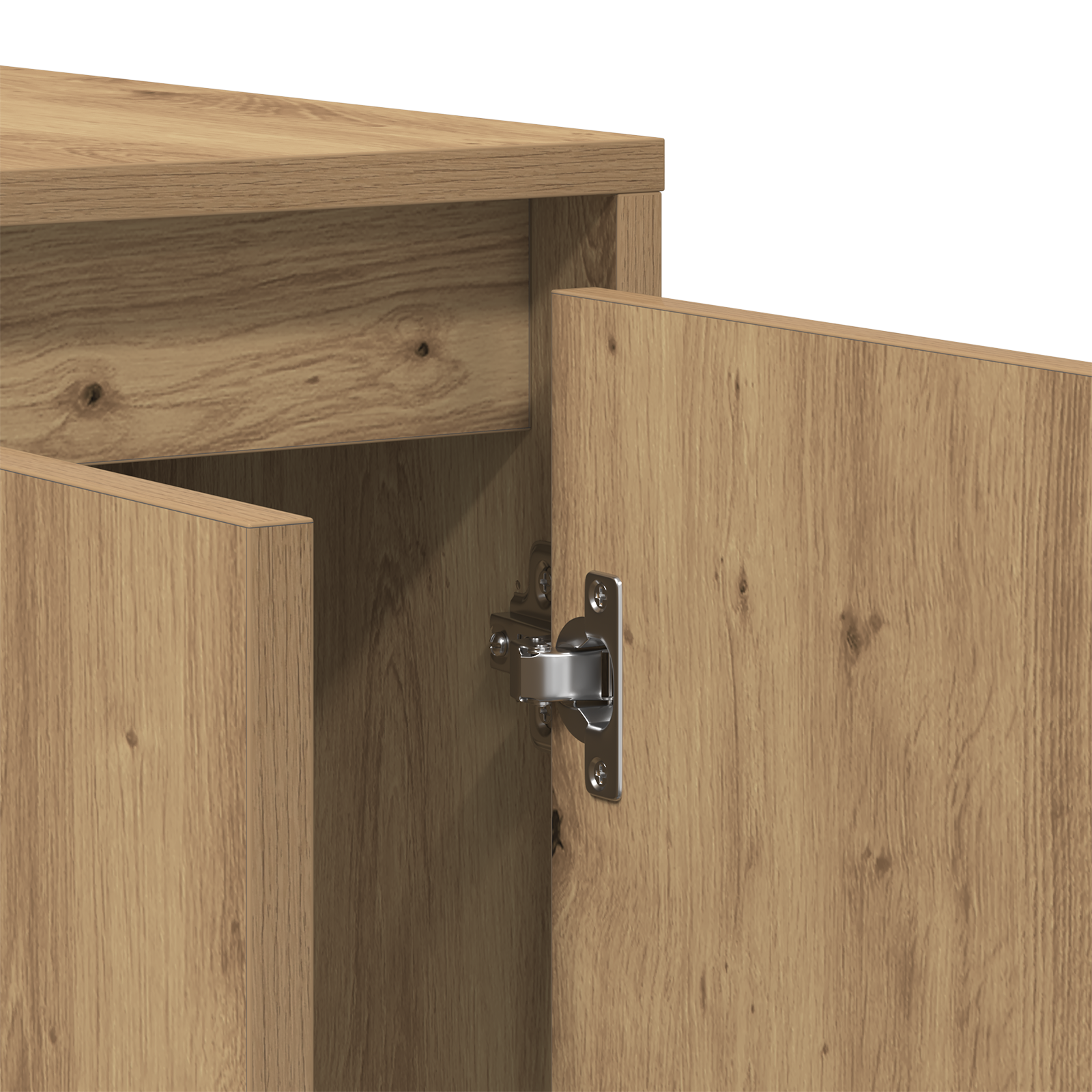 Oak Sideboard Artisan oak Engineered wood 120 x 41 x 75 cm - Image 10