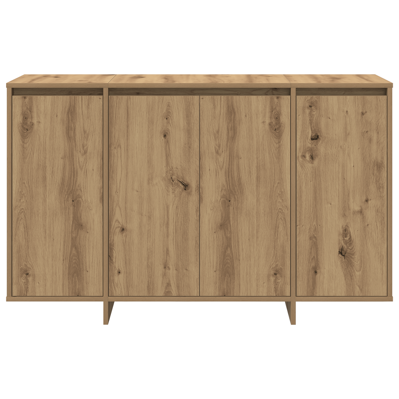 Oak Sideboard Artisan oak Engineered wood 120 x 41 x 75 cm - Image 6