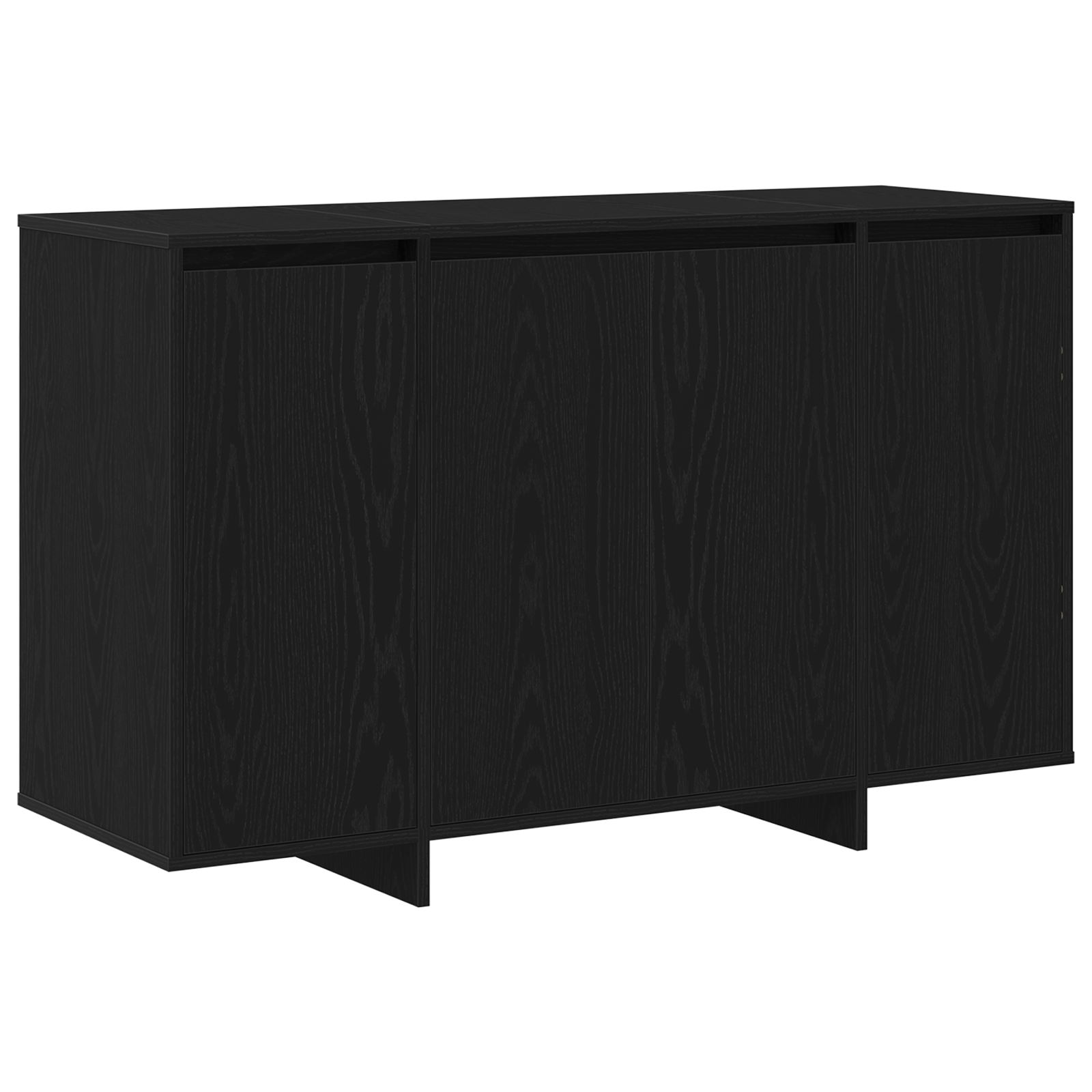 Black Oak Sideboard Black oak Wood 120 x 41 x 75 cm - Image 2