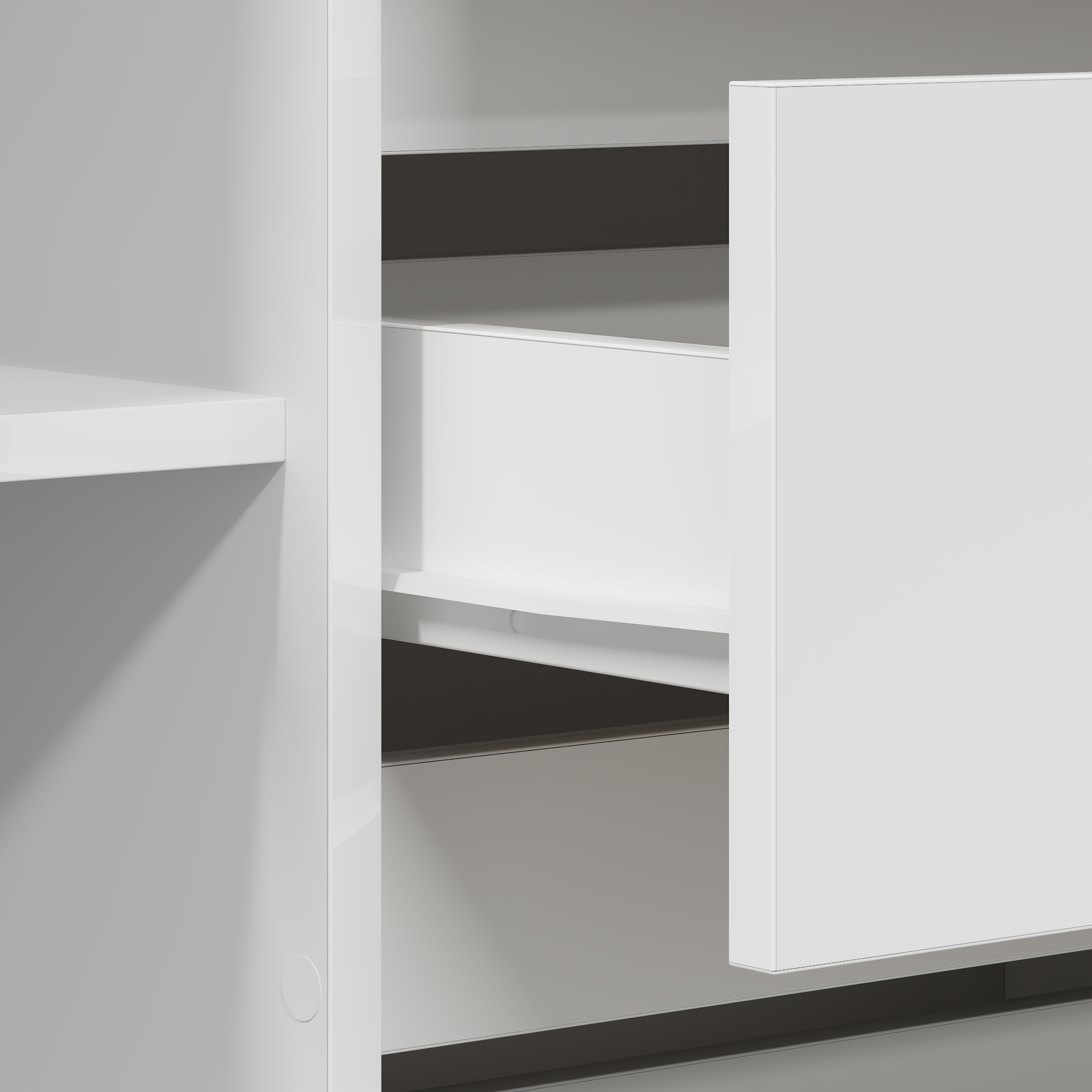 Sideboard White 120x41x75 cm Engineered Wood - Image 11