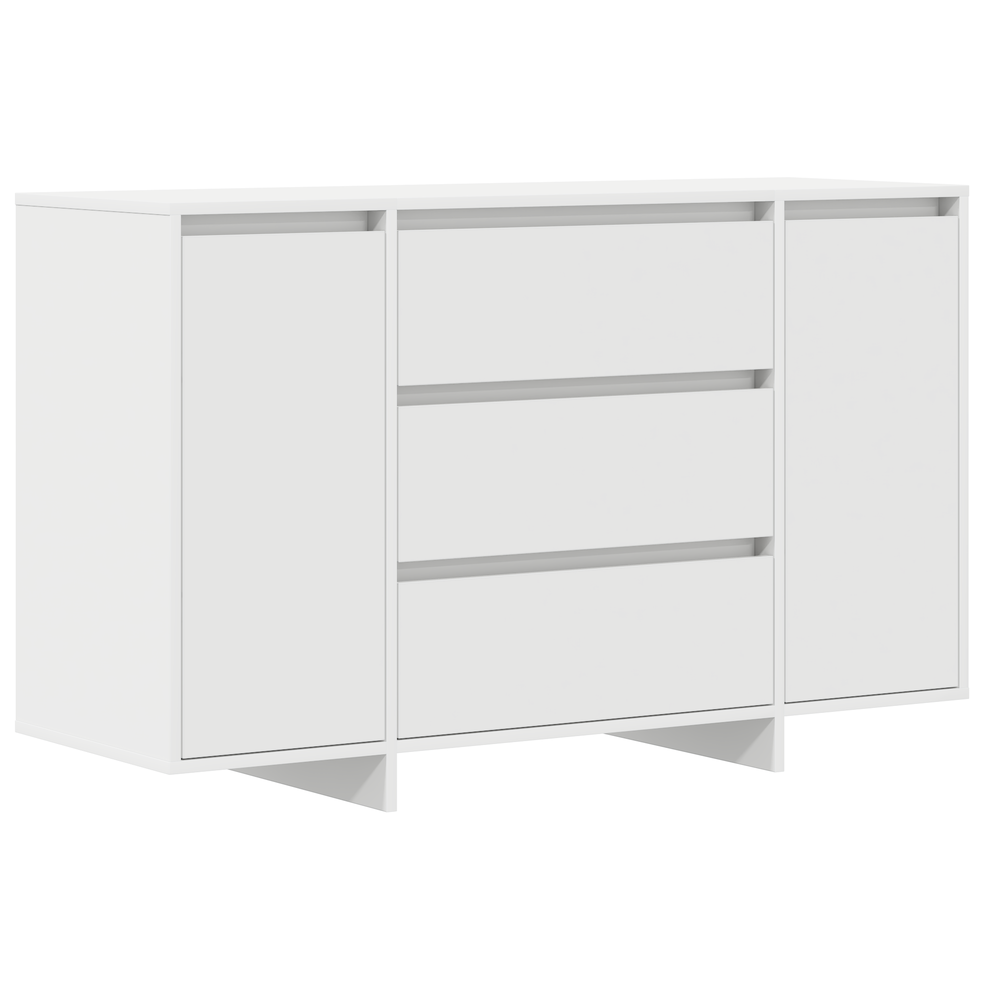Thumbnail - vidaXL Sideboard Weiß 120x41x75 cm Holzwerkstoff