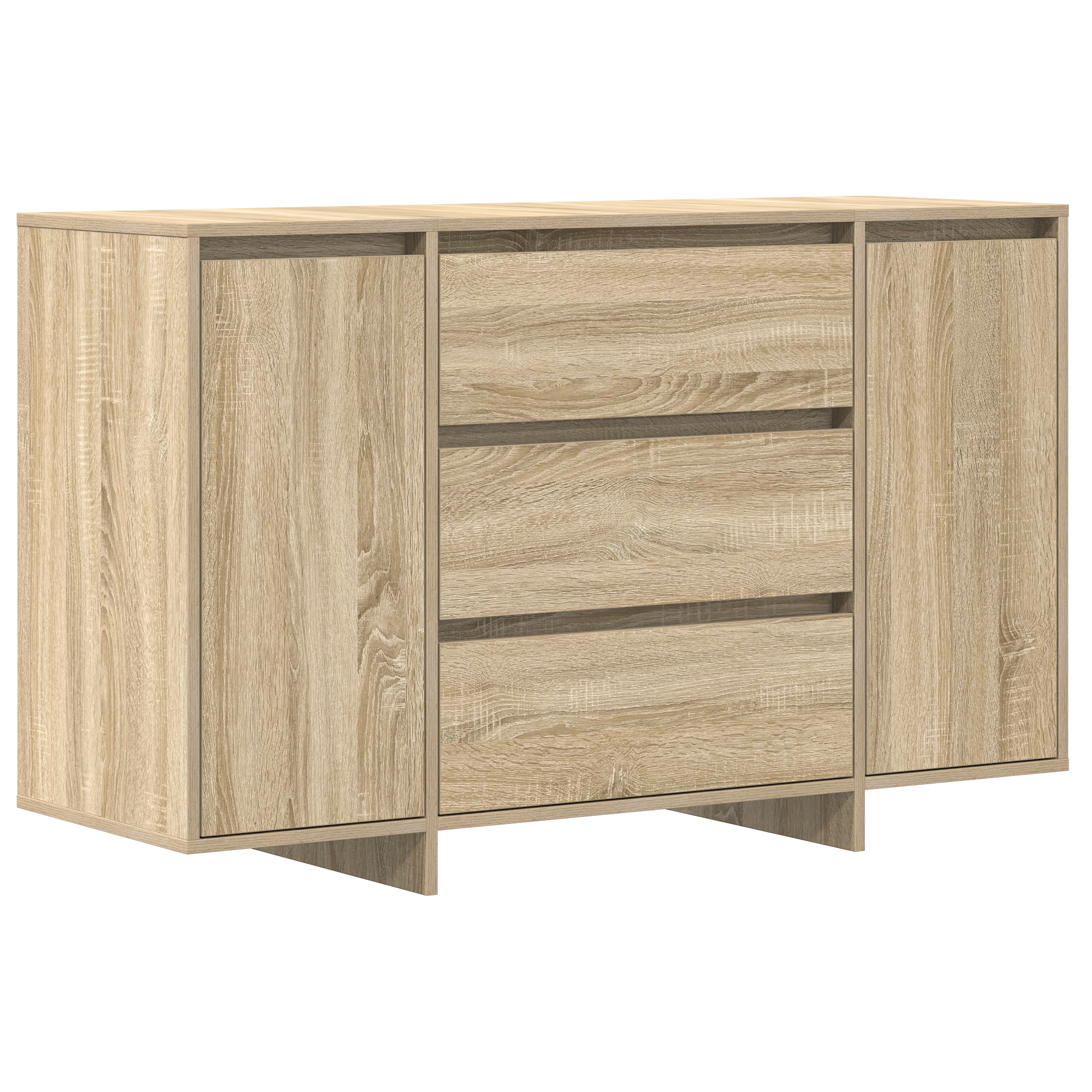 Sideboard Sonoma Oak 120x41x75 cm Engineered Wood - Image 2