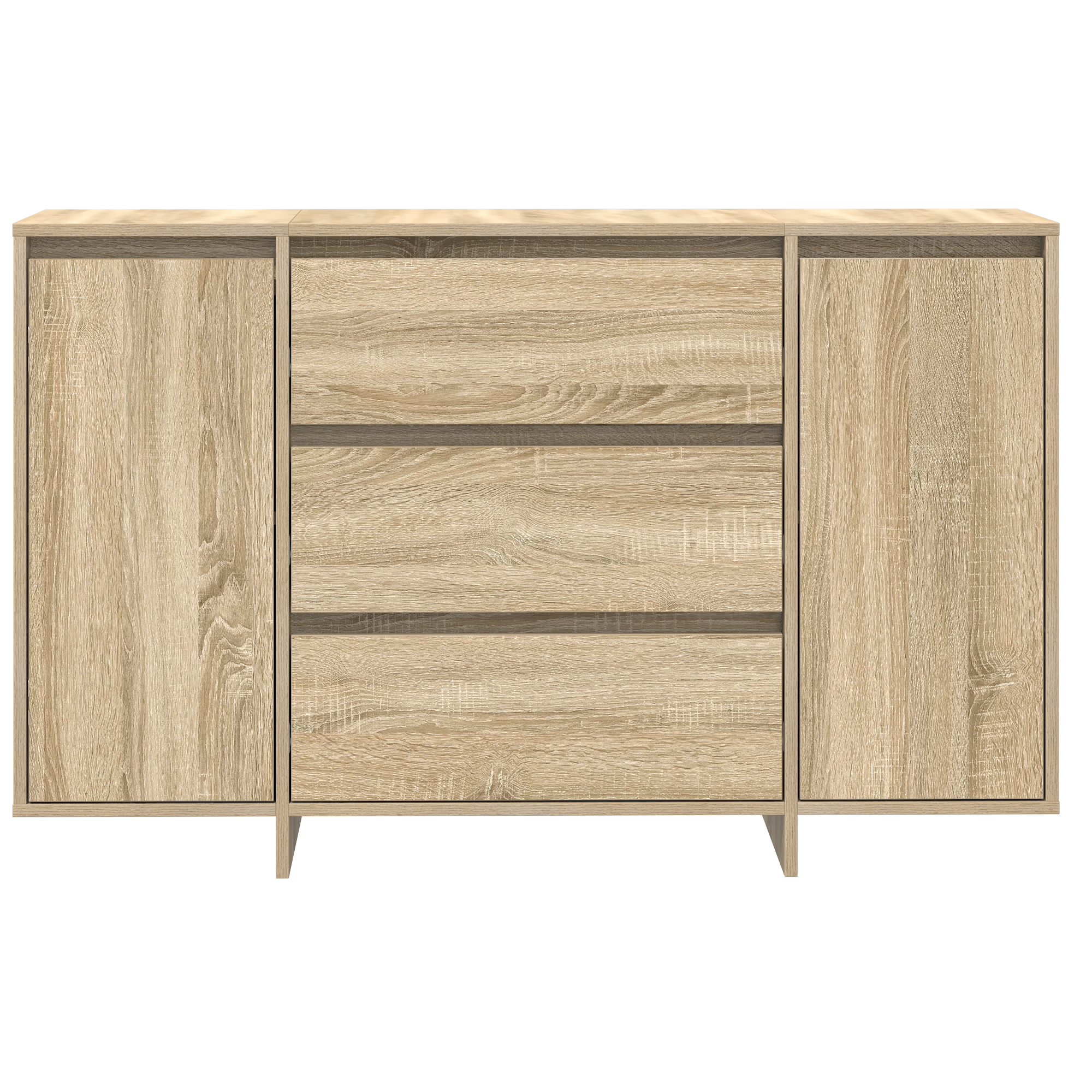 Sideboard Sonoma Oak 120x41x75 cm Engineered Wood - Image 6