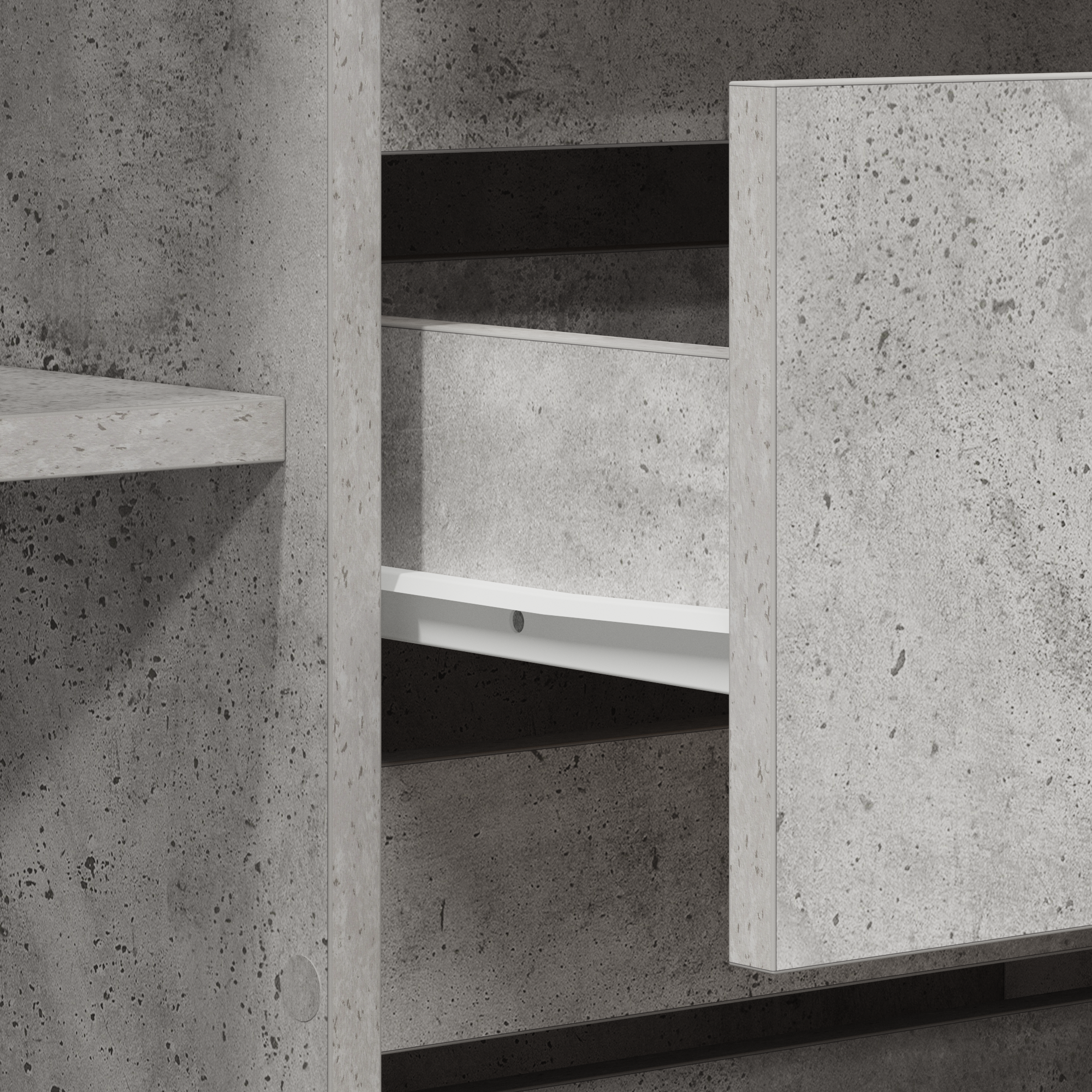 Sideboard Concrete Grey 120x41x75 cm Engineered Wood - Image 11