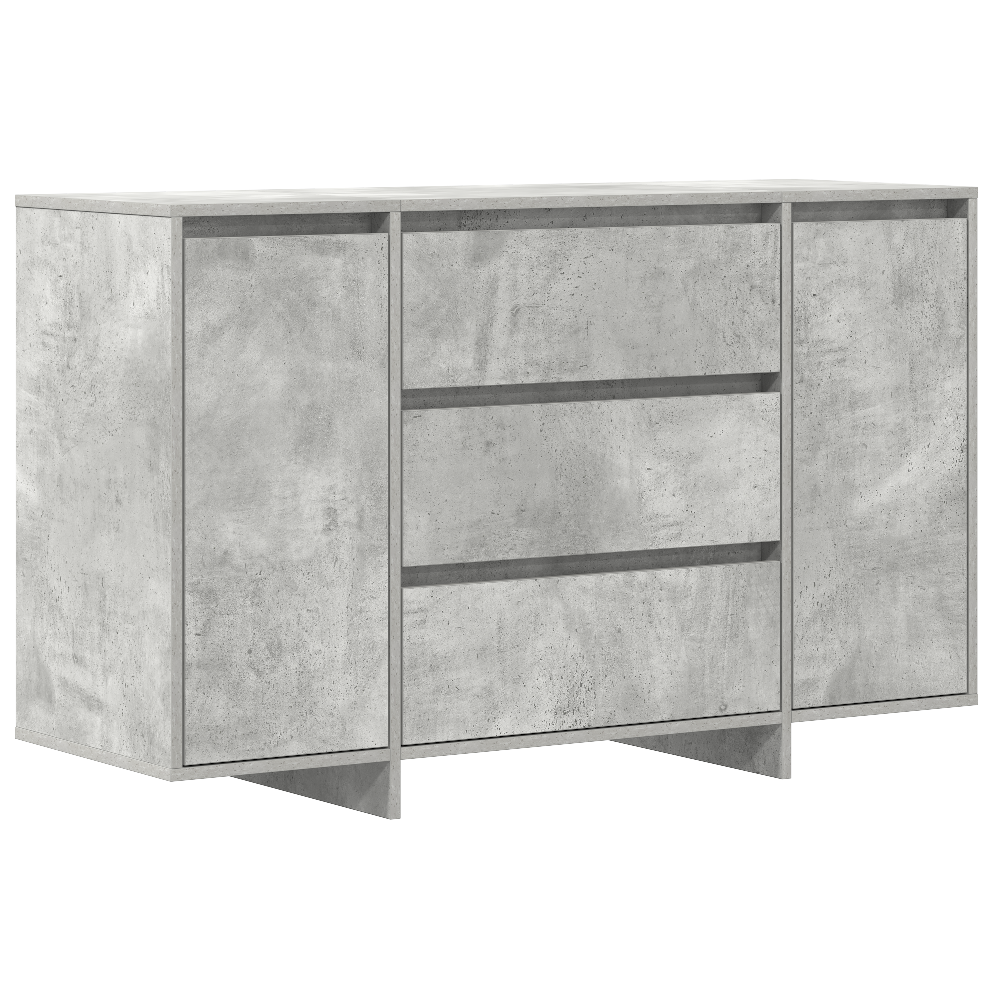 Sideboard Concrete Grey 120x41x75 cm Engineered Wood - Image 2