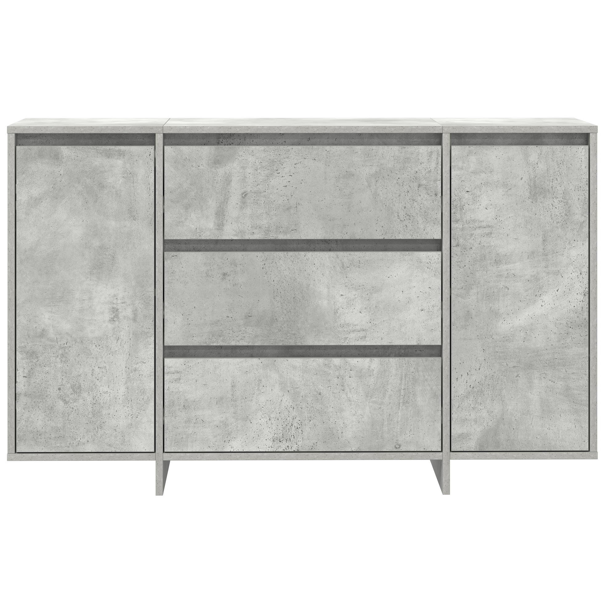 Sideboard Concrete Grey 120x41x75 cm Engineered Wood - Image 6