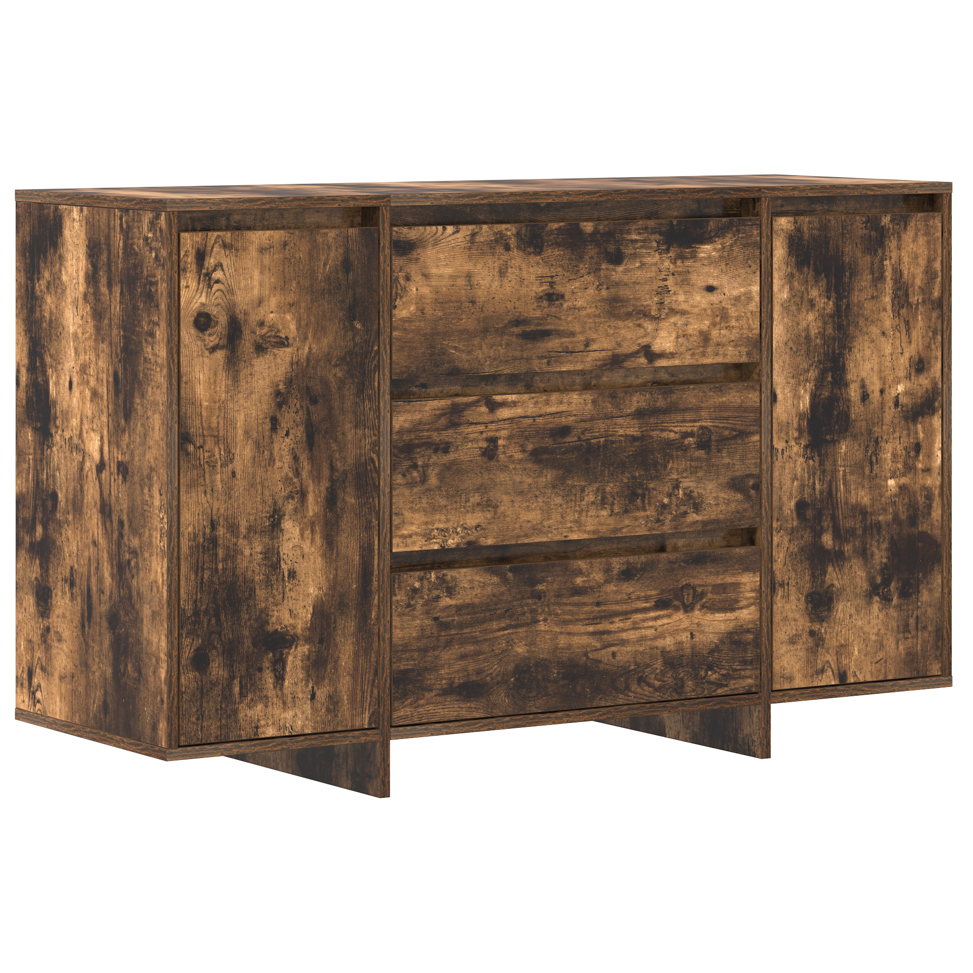 Sideboard Smoked Oak 120x41x75 cm Engineered Wood - Image 2