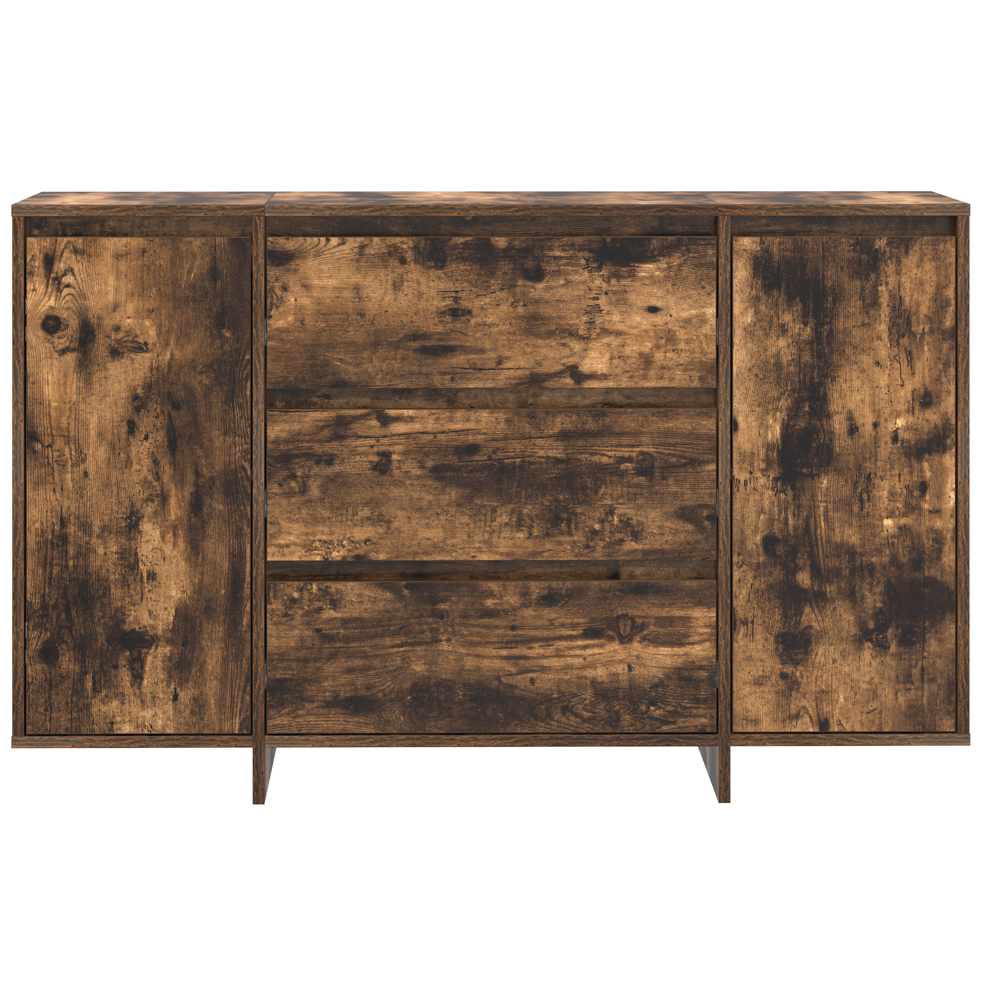 Sideboard Smoked Oak 120x41x75 cm Engineered Wood - Image 6