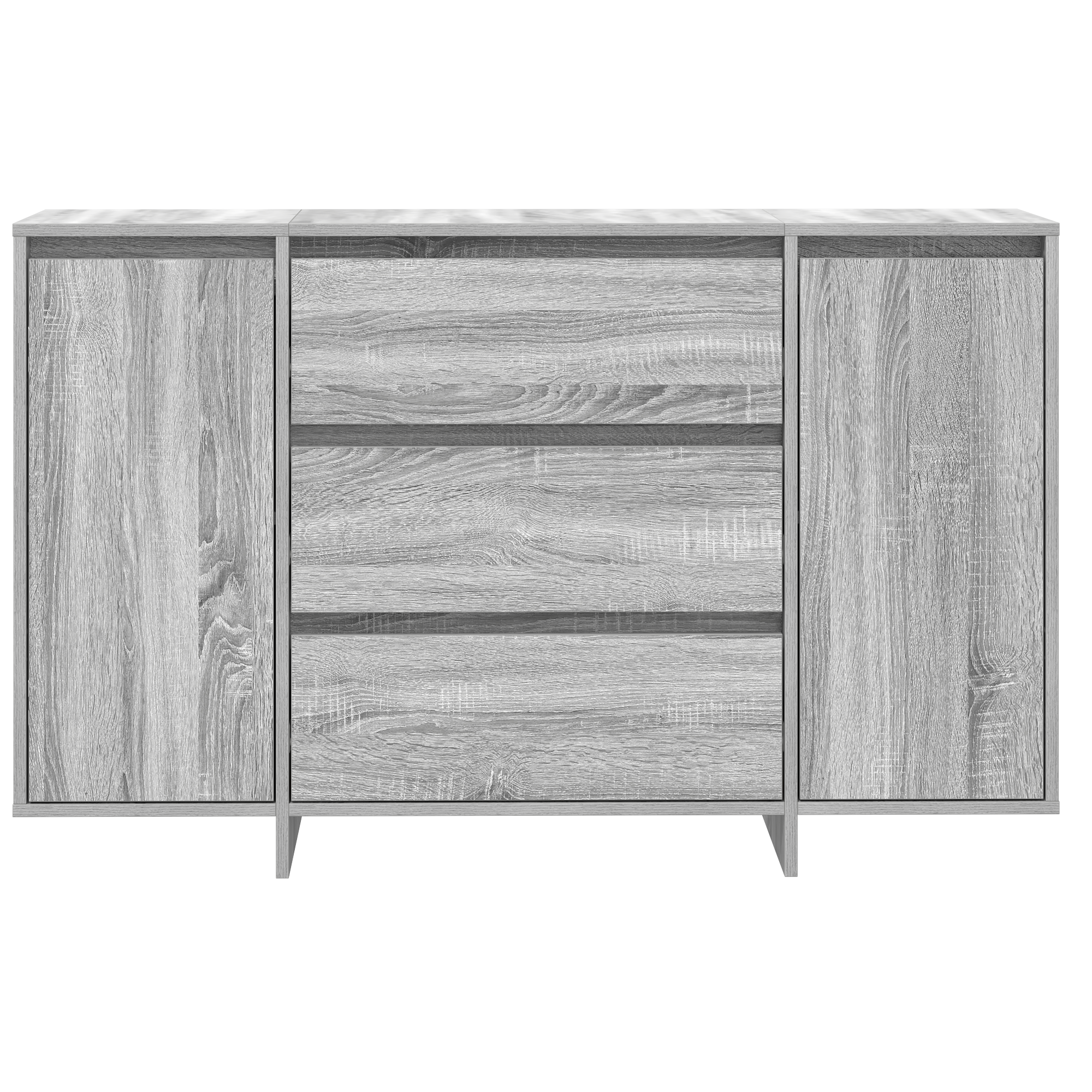 Sideboard Grey Sonoma 120x41x75 cm Engineered Wood - Image 6