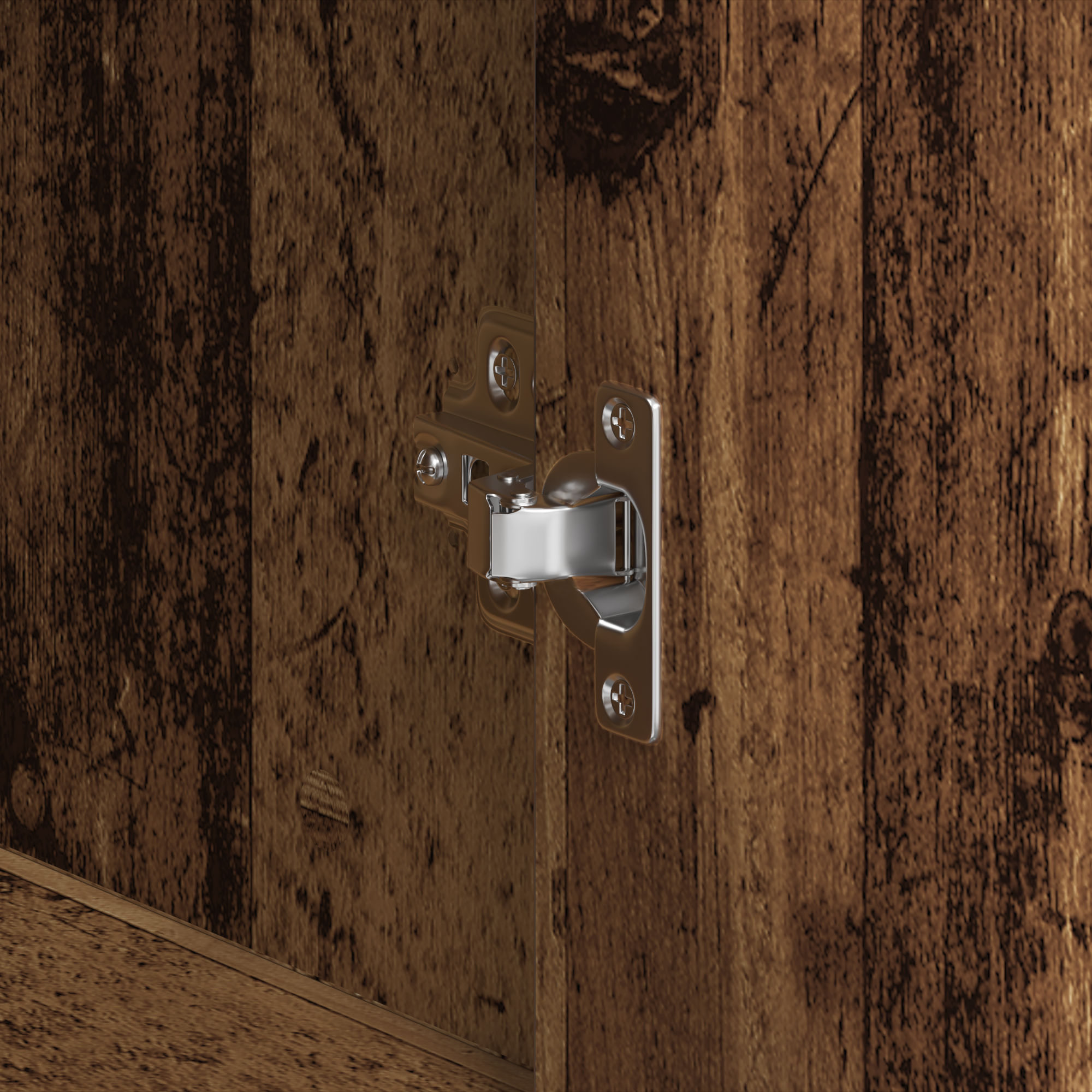 Sideboard Old Wood 120x41x75 cm Engineered Wood - Image 10