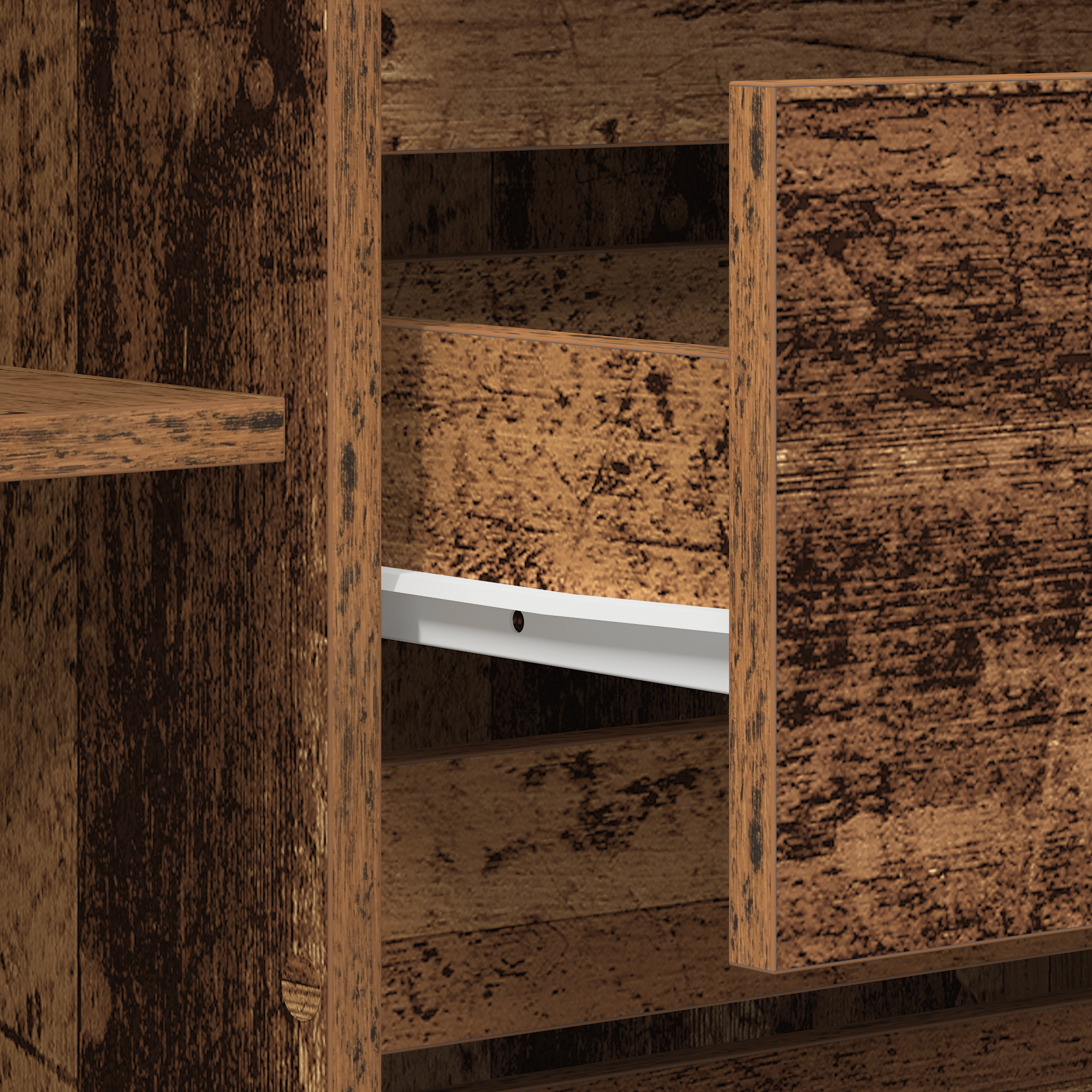 Sideboard Old Wood 120x41x75 cm Engineered Wood - Image 11