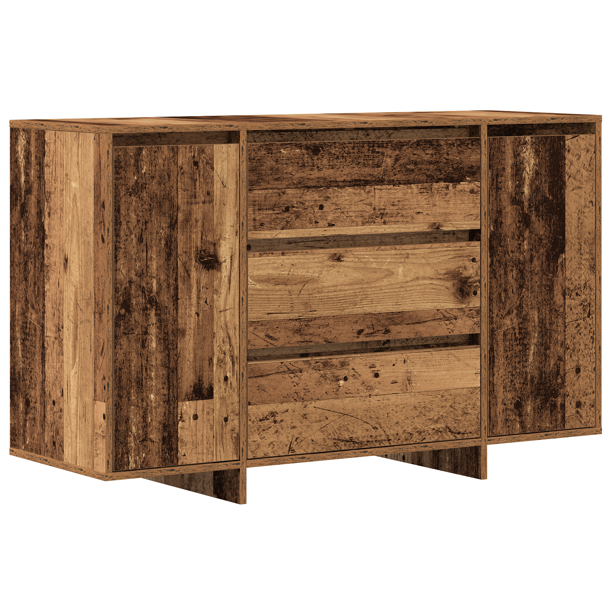 Sideboard Old Wood 120x41x75 cm Engineered Wood - Image 2
