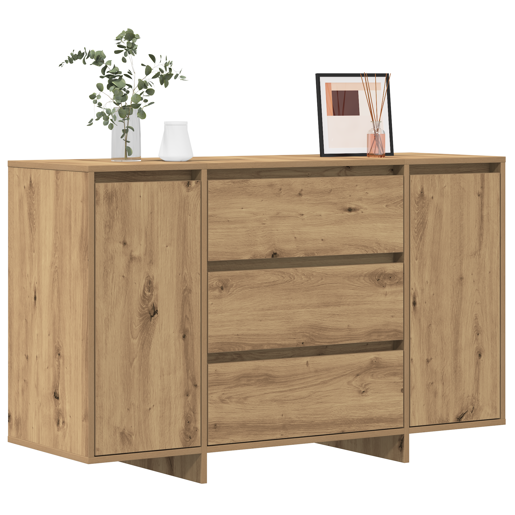 Sideboard Artisan Oak 120x41x75 cm Engineered Wood - Image 3