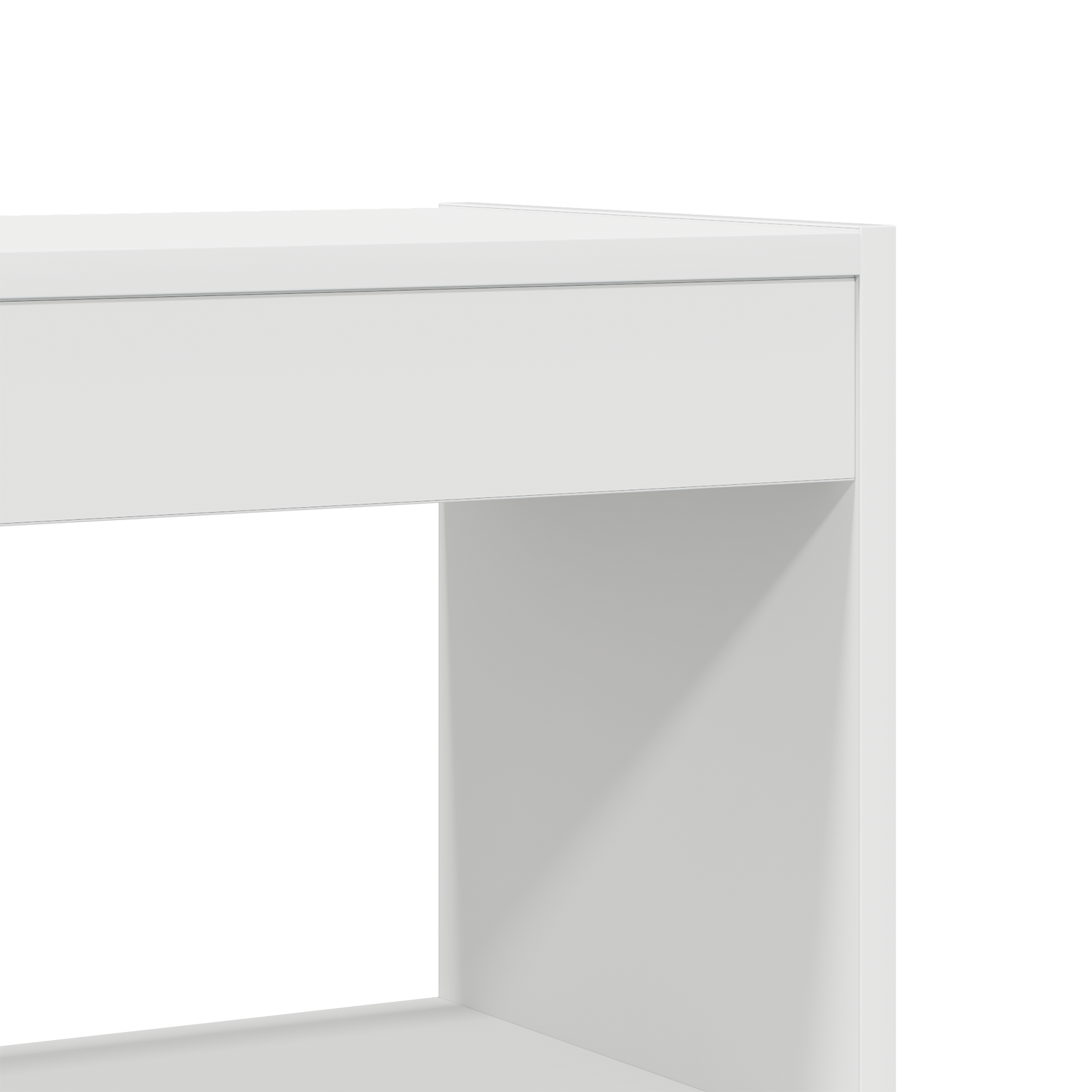 White Bookshelf White Engineered wood 80 x 30 x 198 cm Storage - Image 8