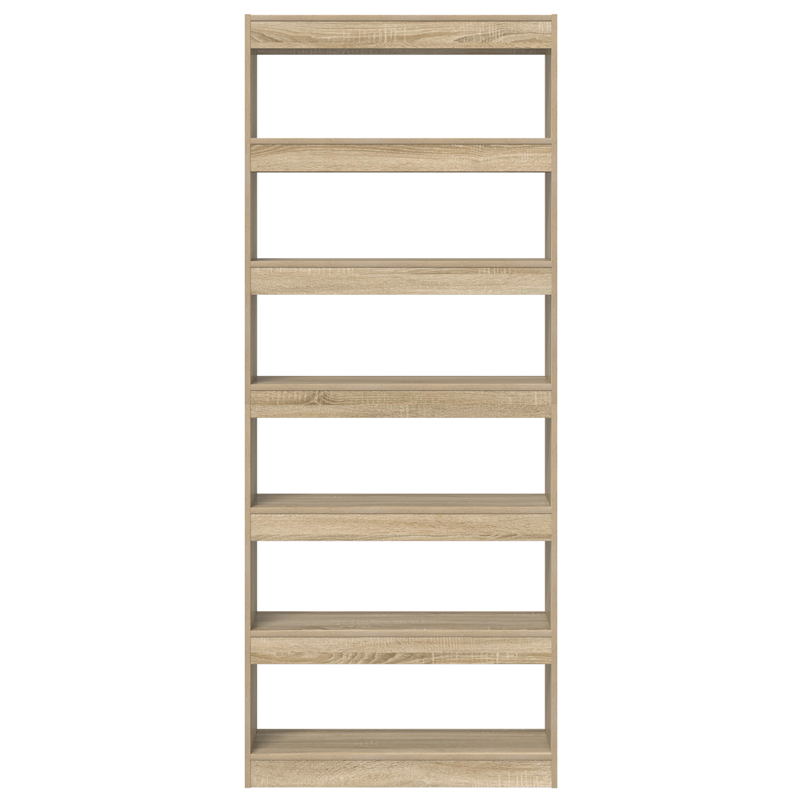 Sonoma Oak Bookshelf Sonoma oak Engineered wood 80 x 30 x 198 cm - Image 5