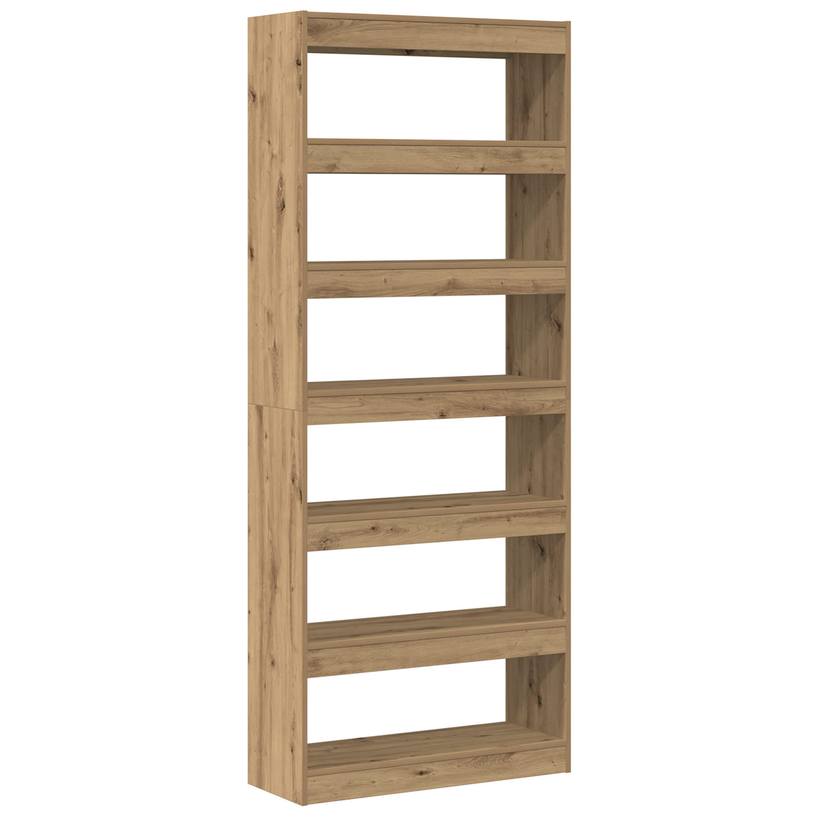 Artisan Oak Bookshelf Artisan oak Engineered wood 80 x 30 x 198 cm - Image 2