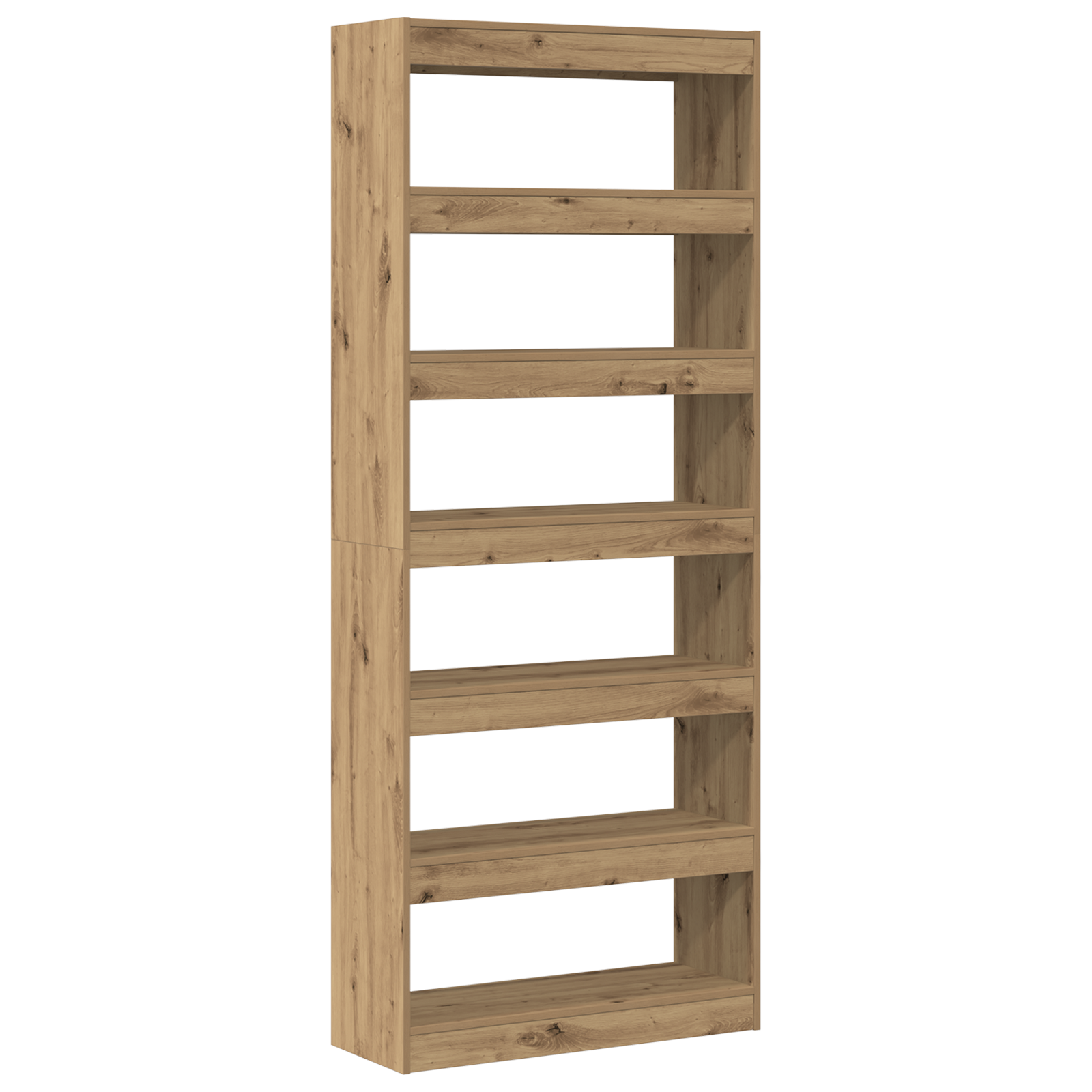 Artisan Oak Bookshelf Artisan oak Engineered wood 80 x 30 x 198 cm - Image 7
