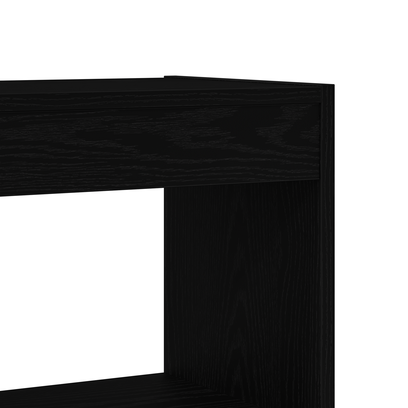 Black Oak Bookshelf Black oak Engineered Wood 80 x 30 x 198 cm - Image 8