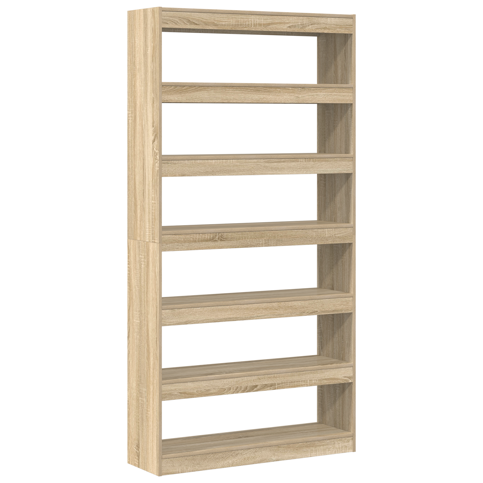 Bookcase Sonoma Oak Engineered Wood 100 x 30 x 198 cm Shelving - Image 2