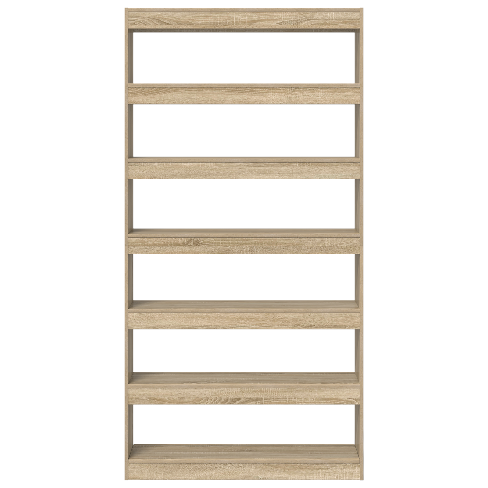 Bookcase Sonoma Oak Engineered Wood 100 x 30 x 198 cm Shelving - Image 5