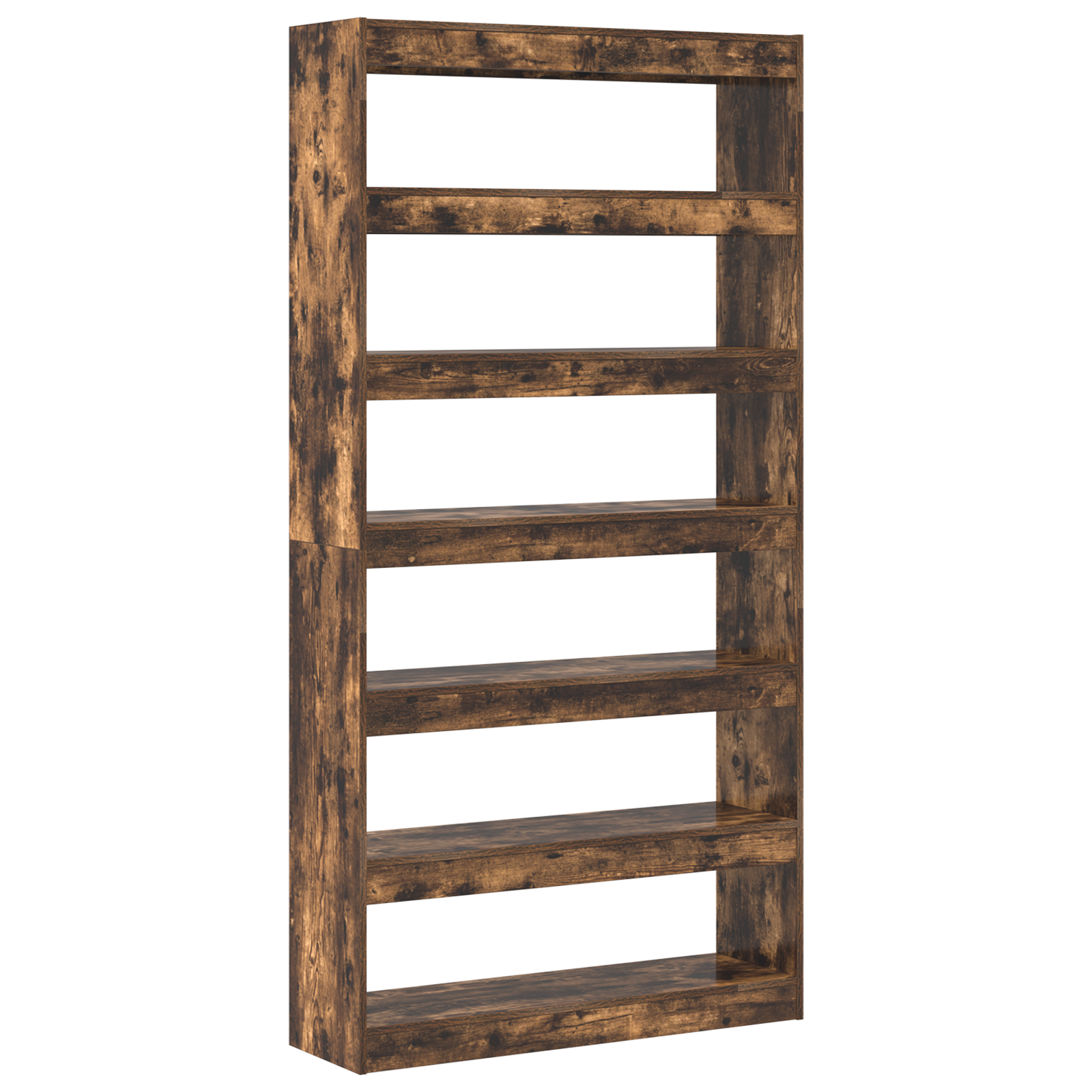Brown Bookshelf Brown Engineered wood 100 x 30 x 198 cm - Image 7