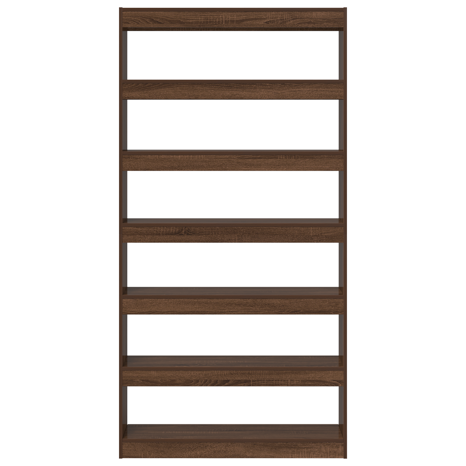 Bookcase Brown oak Engineered wood 100 x 30 x 198 cm - Image 5
