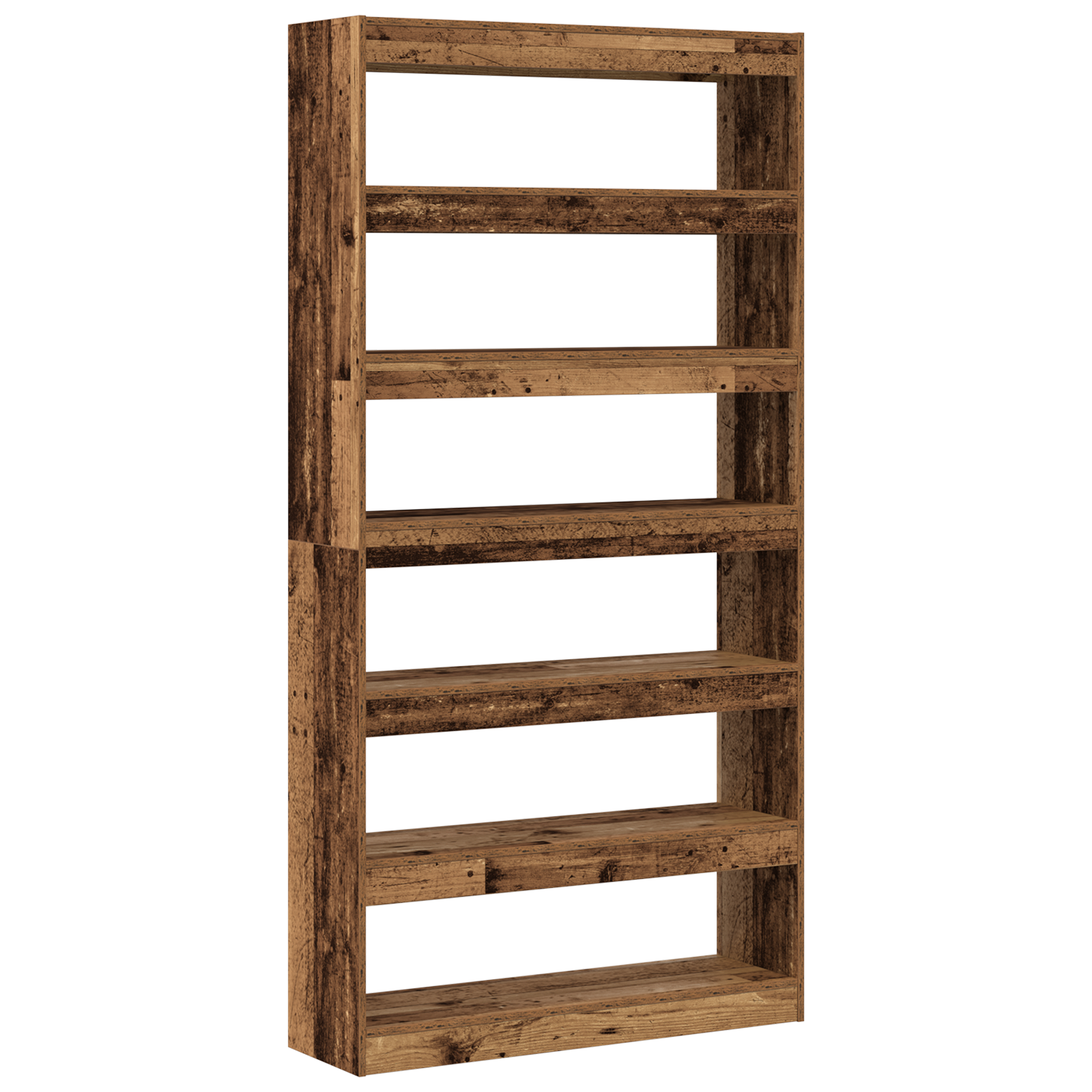 Bookcase Old wood Engineered wood 100 x 30 x 198 cm - Image 2