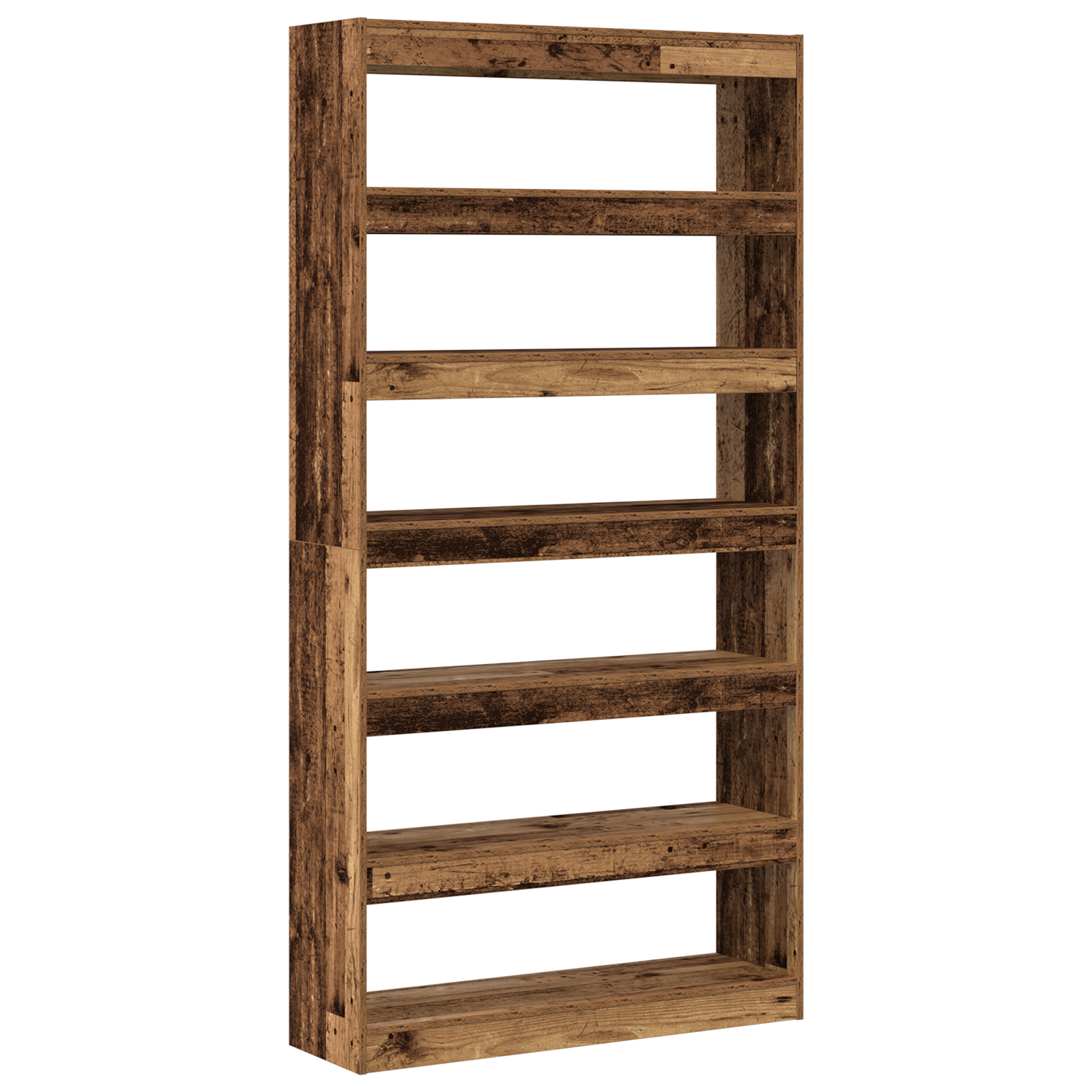 Bookcase Old wood Engineered wood 100 x 30 x 198 cm - Image 7
