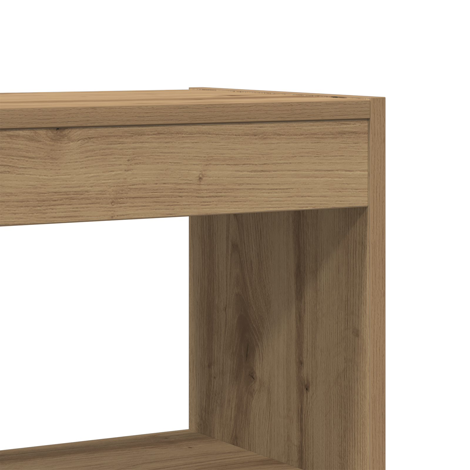 Bookcase Artisan oak Solid wood 100 x 30 x 198 cm Bookshelves - Image 8