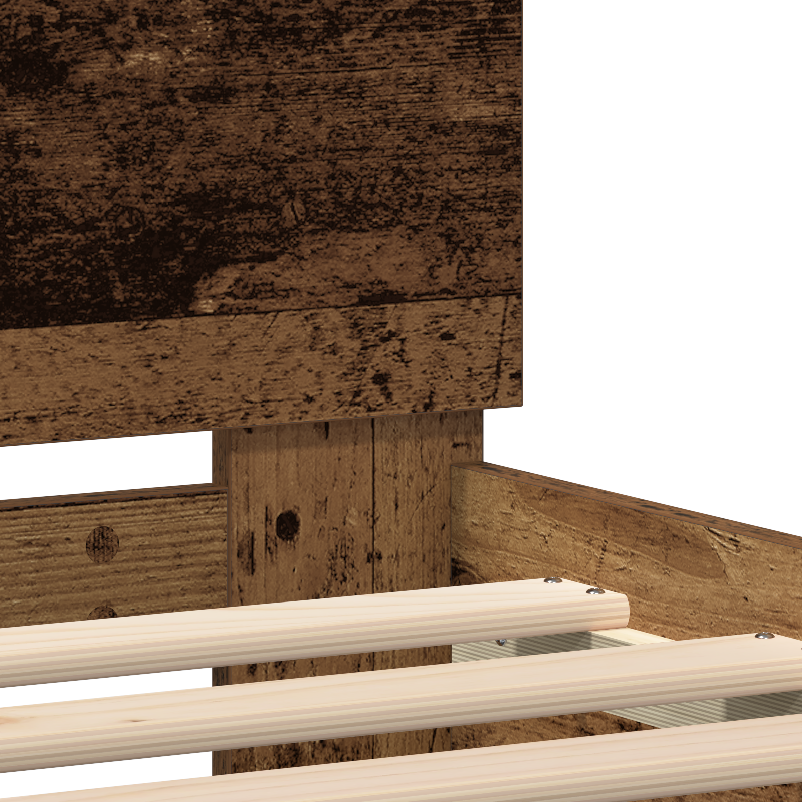 Wood Bed Frame Old wood Solid Reclaimed Wood 160 x 200 cm Durable - Image 10