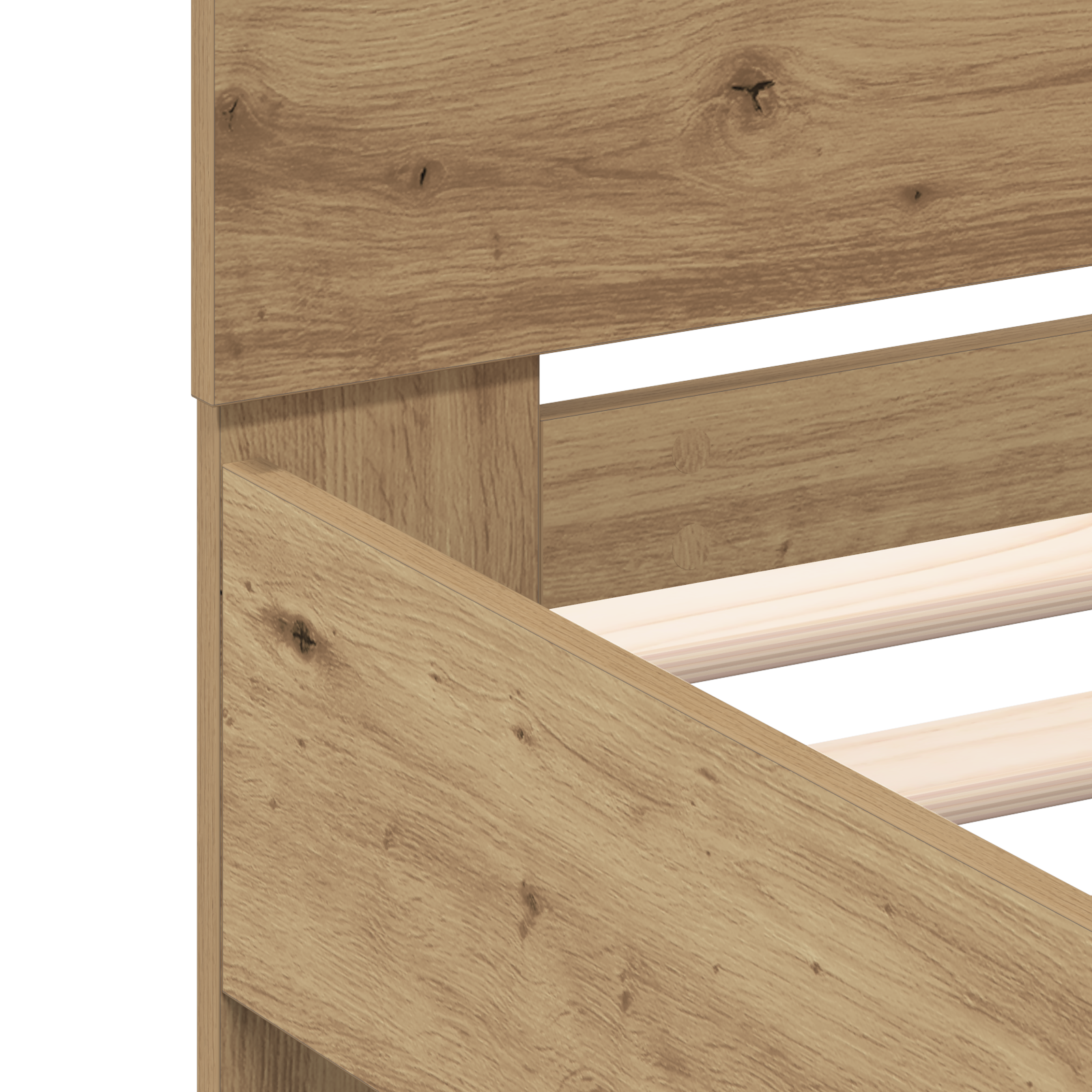 Bed Frame with Headboard and LED Bed Base Bedstead Matress Foundation vidaXL - Picture 69 of 84