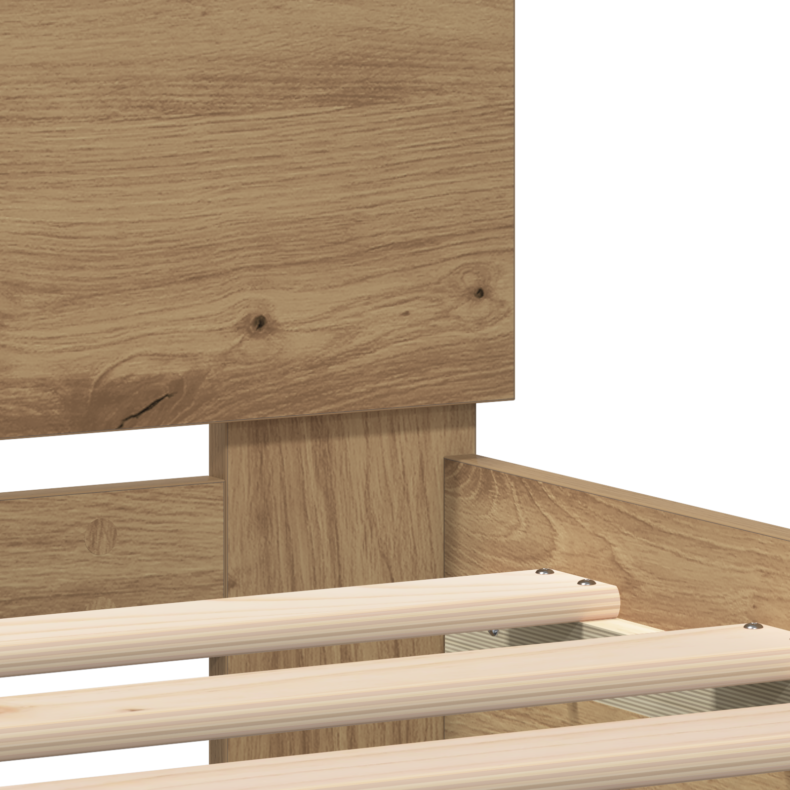 Bed Frame with Headboard and LED Bed Base Bedstead Matress Foundation vidaXL - Picture 70 of 84