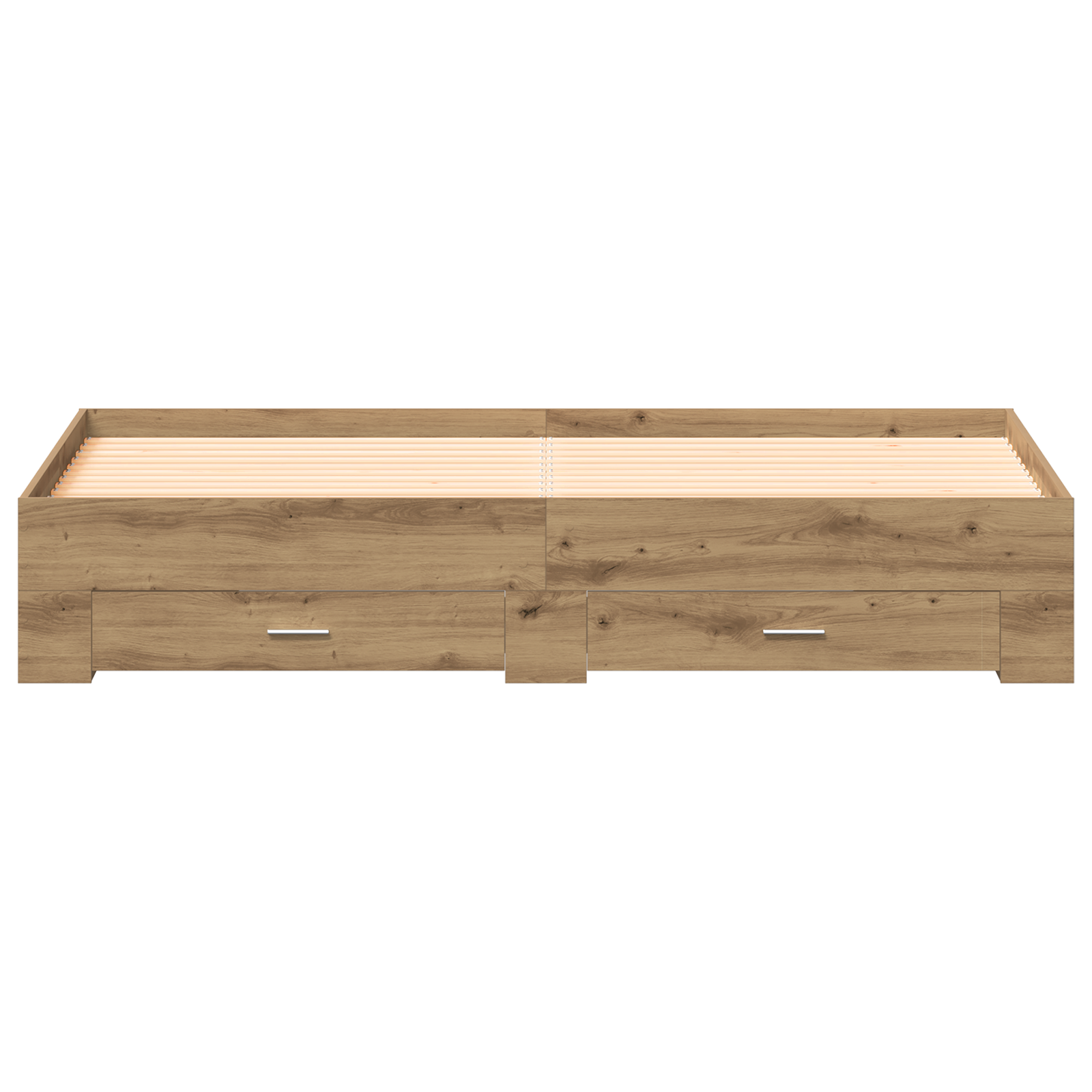 Bed Frame with Drawers Artisan Oak 180x200 cm Engineered Wood - Image 6