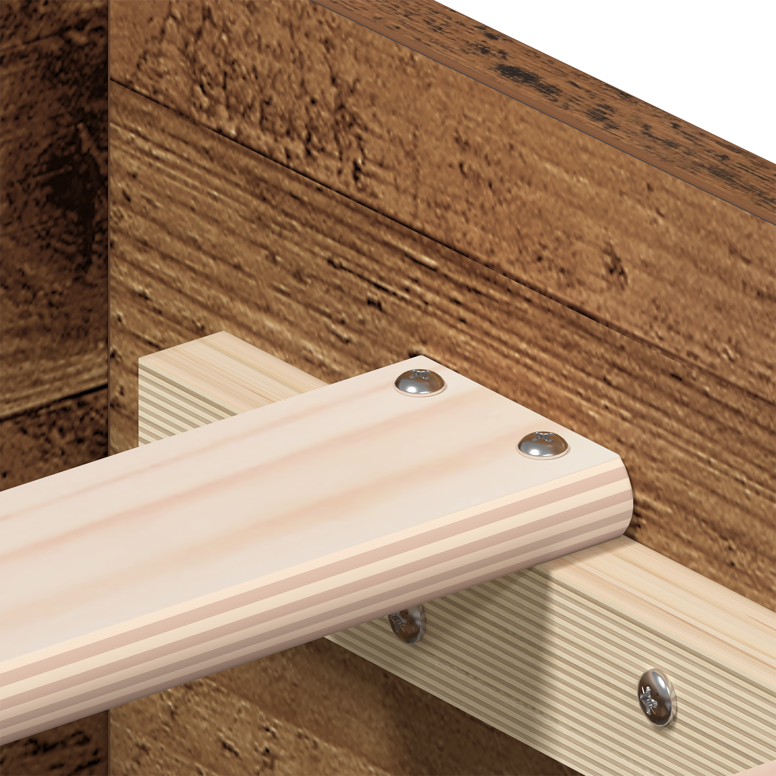 Bed Frame Old Wood 100x200 cm Engineered Wood - Image 9