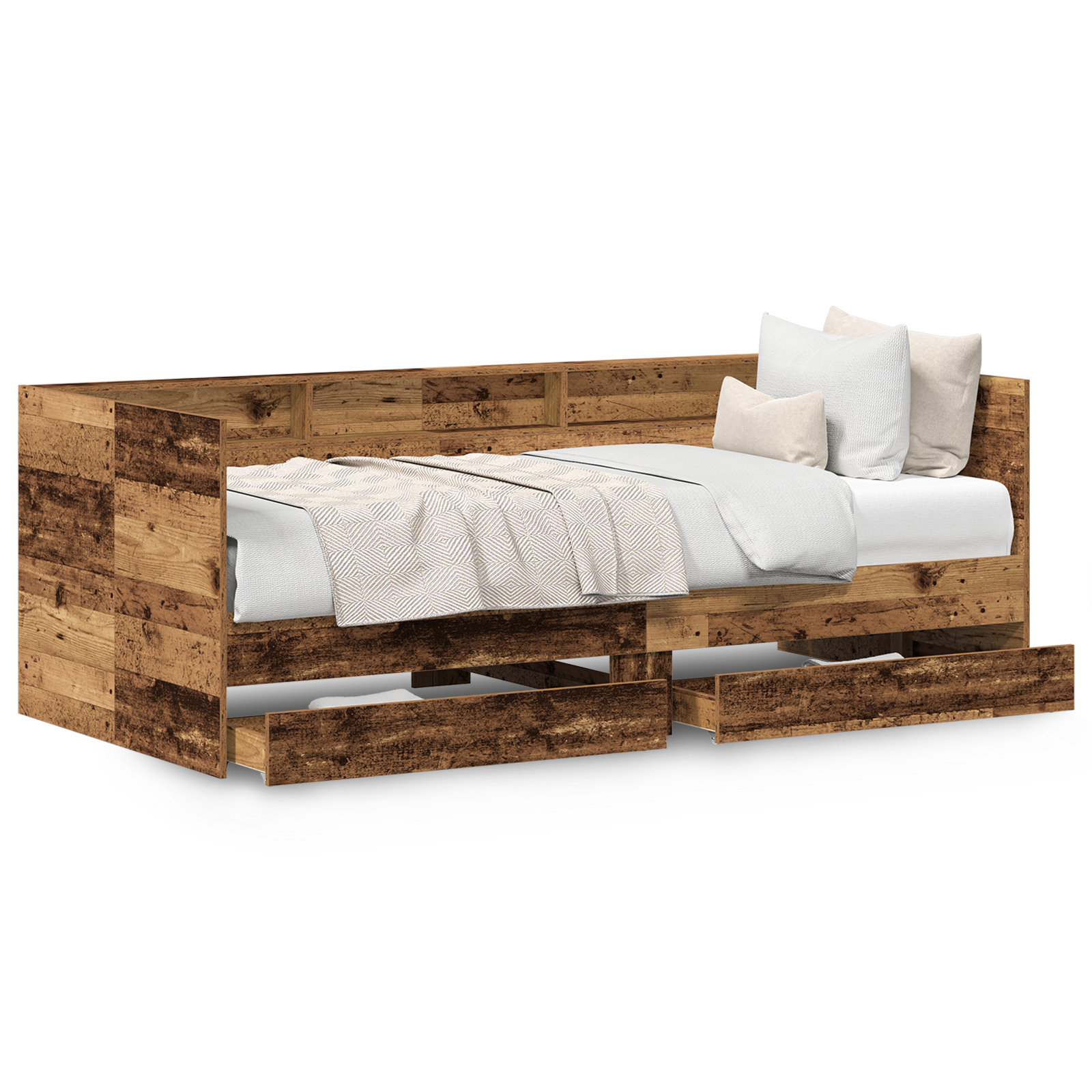 Daybed Old wood Engineered wood 100 x 200 cm Durable - Image 4
