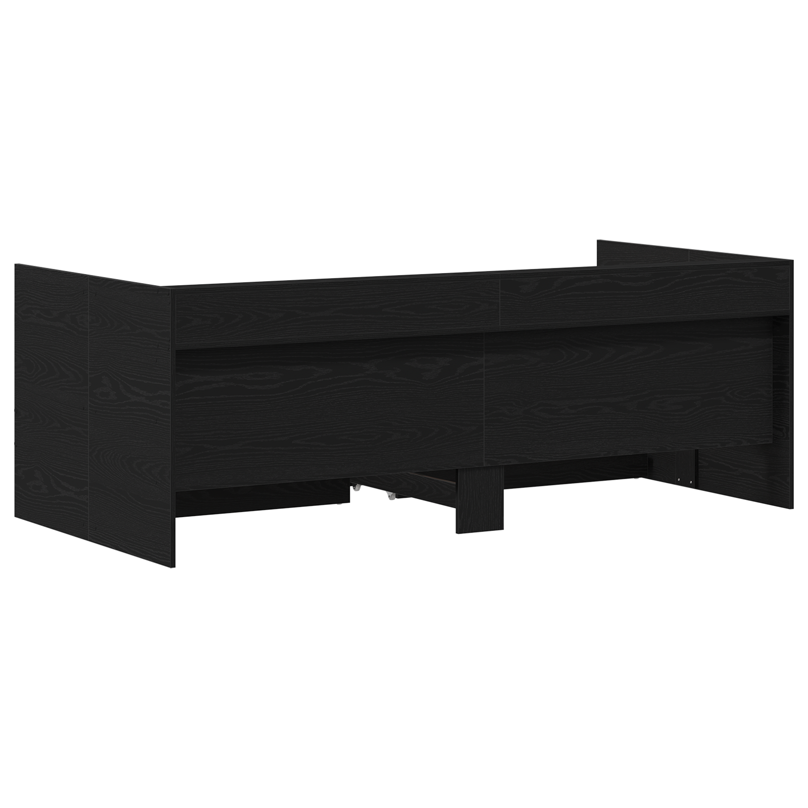 Black Oak Daybed with Drawers Black oak Engineered wood - Image 8