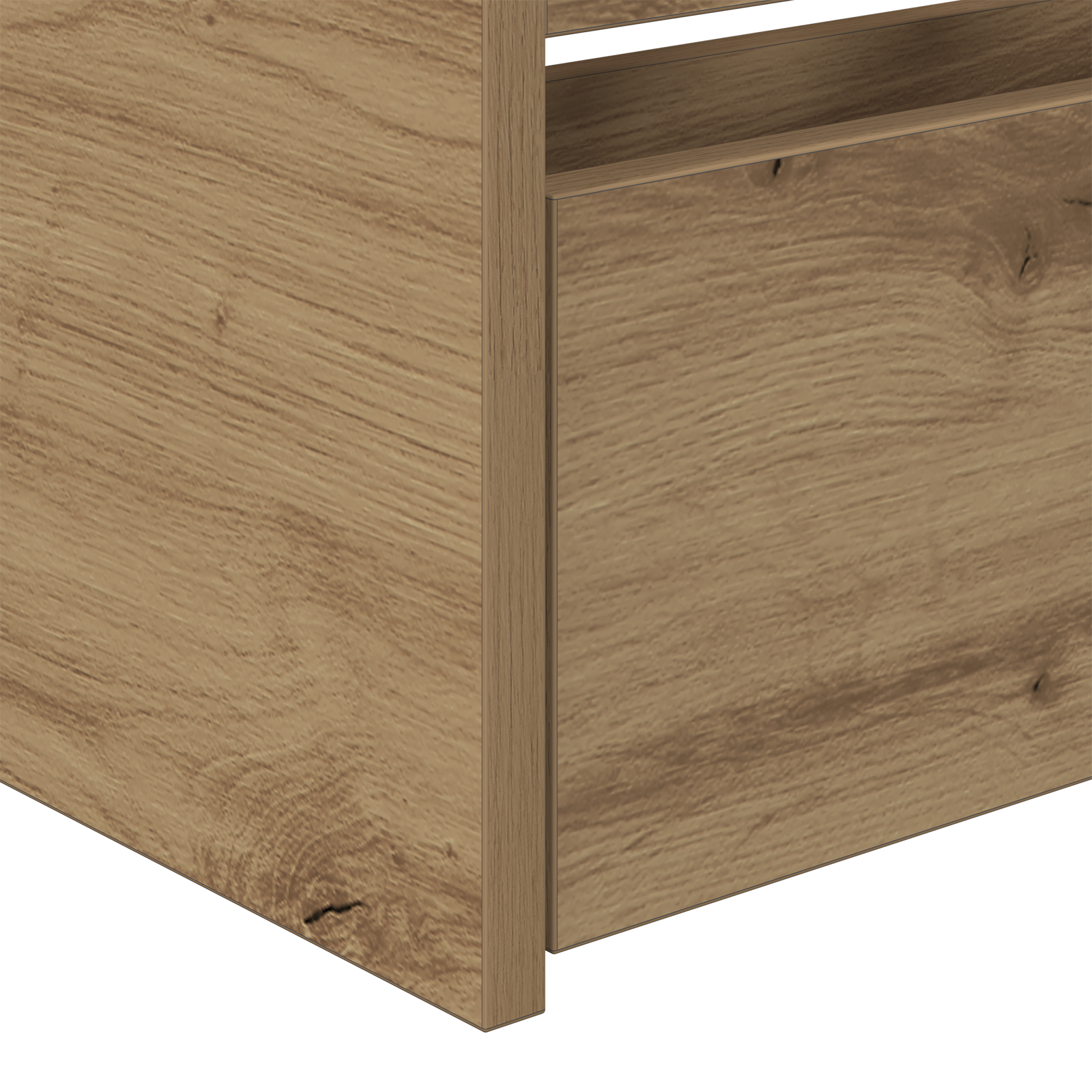 Daybed Artisan oak Engineered wood 90 x 190 cm Durable Daybed - Image 9